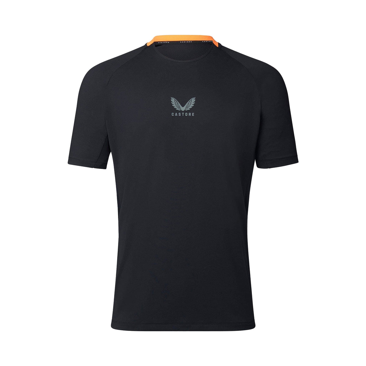 McLaren F1 Men's Miami Neon Logo Hoodie - Black/Vice Blue/Aqua Sky (Castore)