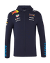 Red Bull Racing F1 Men's 2024 Team Full Zip Hooded Sweatshirt- Navy Hoodies Red Bull Racing