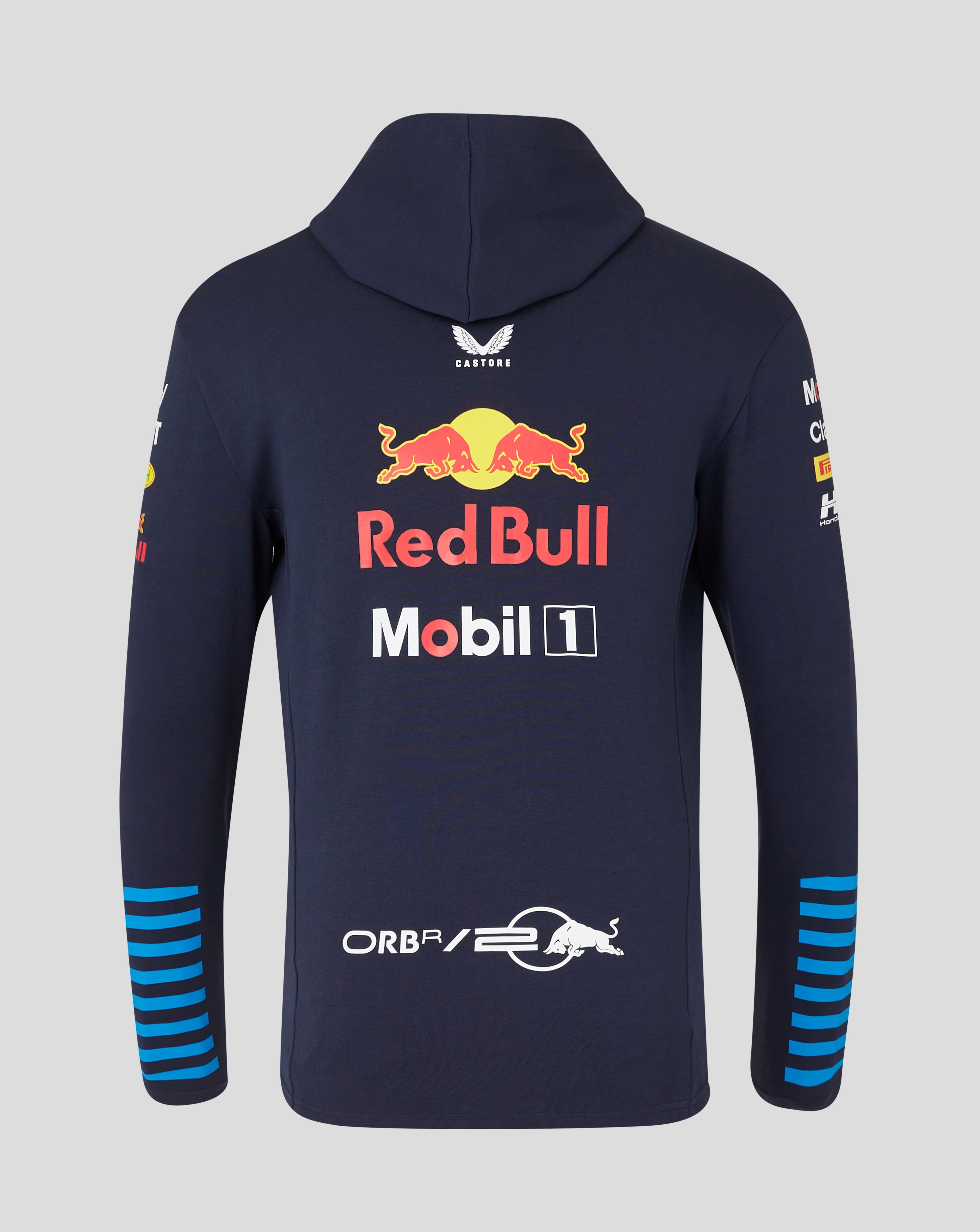 Red Bull Racing F1 Men's 2024 Team Pullover Hoodie- Navy Hoodies Red Bull Racing