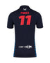 Red Bull Racing F1 Men's 2024 Sergio "Checo" Perez Team Polo Shirt- Navy Polos Red Bull Racing