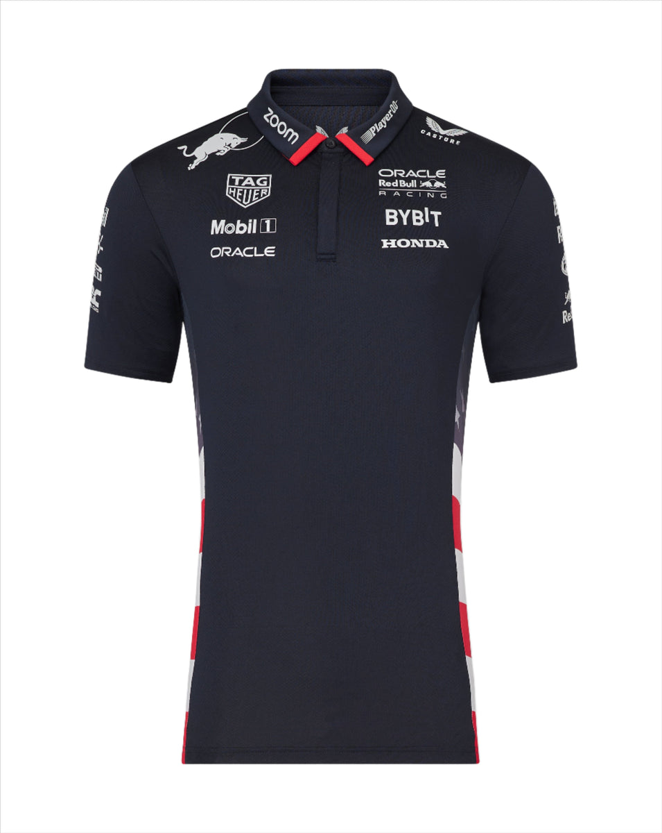 Red Bull Racing F1 Men's 2024 Special Edition America Race Team Polo S