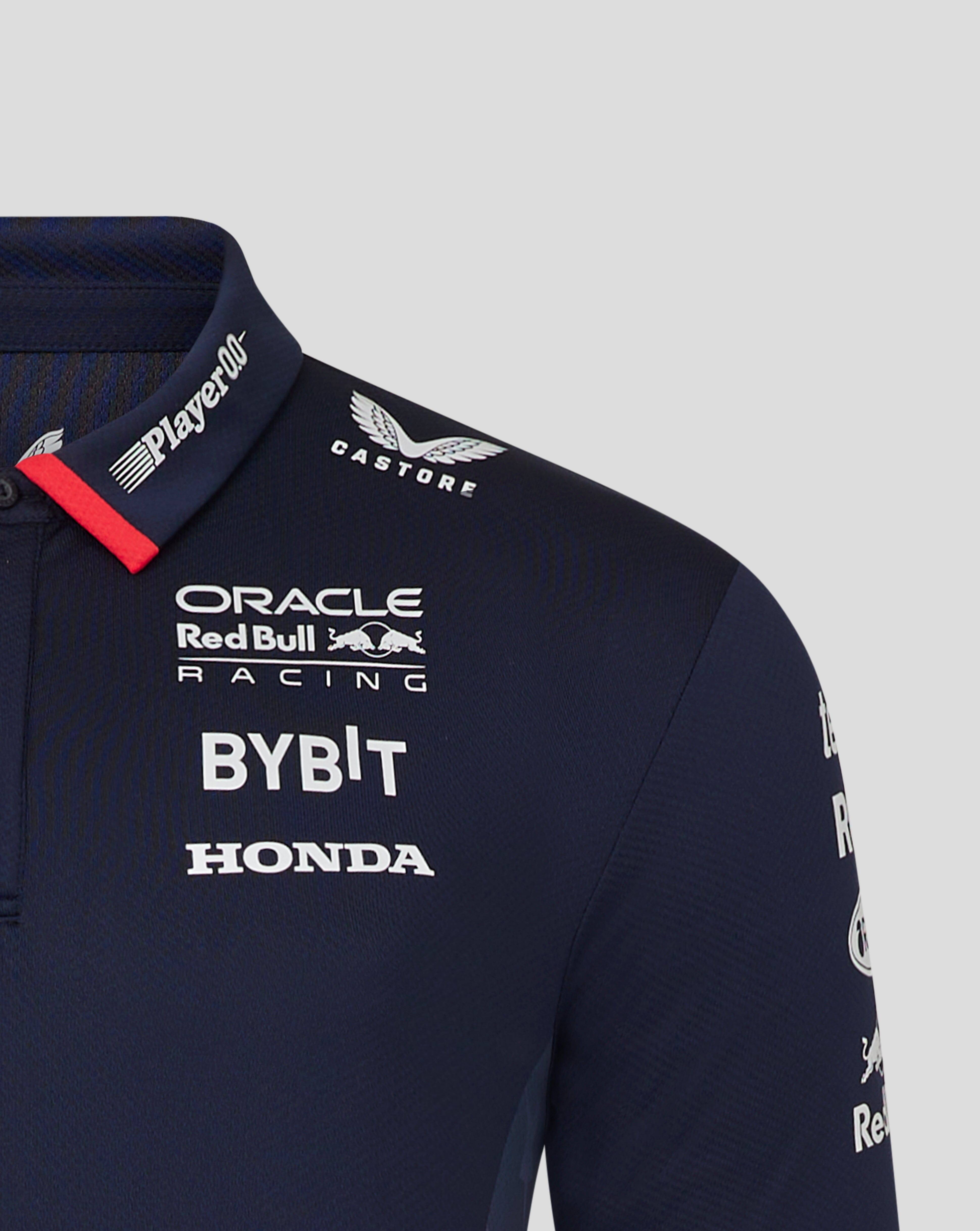 Red Bull Racing F1 Men's 2024 Special Edition America Race Team Polo Shirt- Navy Polos Red Bull Racing
