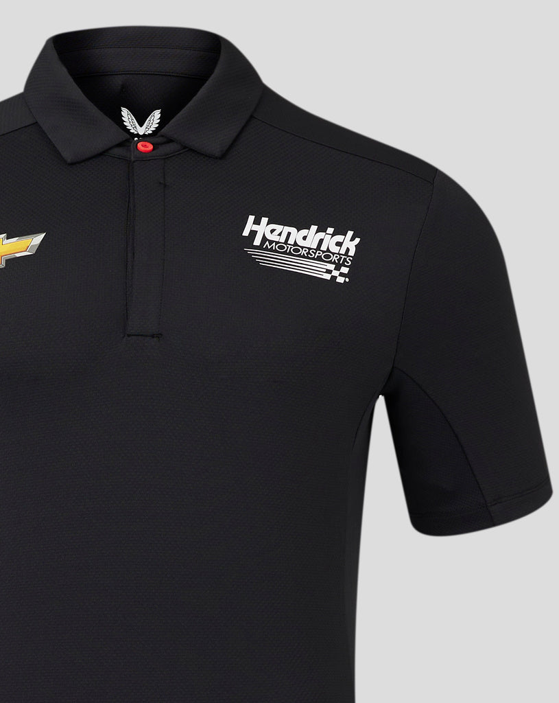 Hendrick Motorsport Men's Team Polo Shirt - Black Polos Hendrick Motorsport 