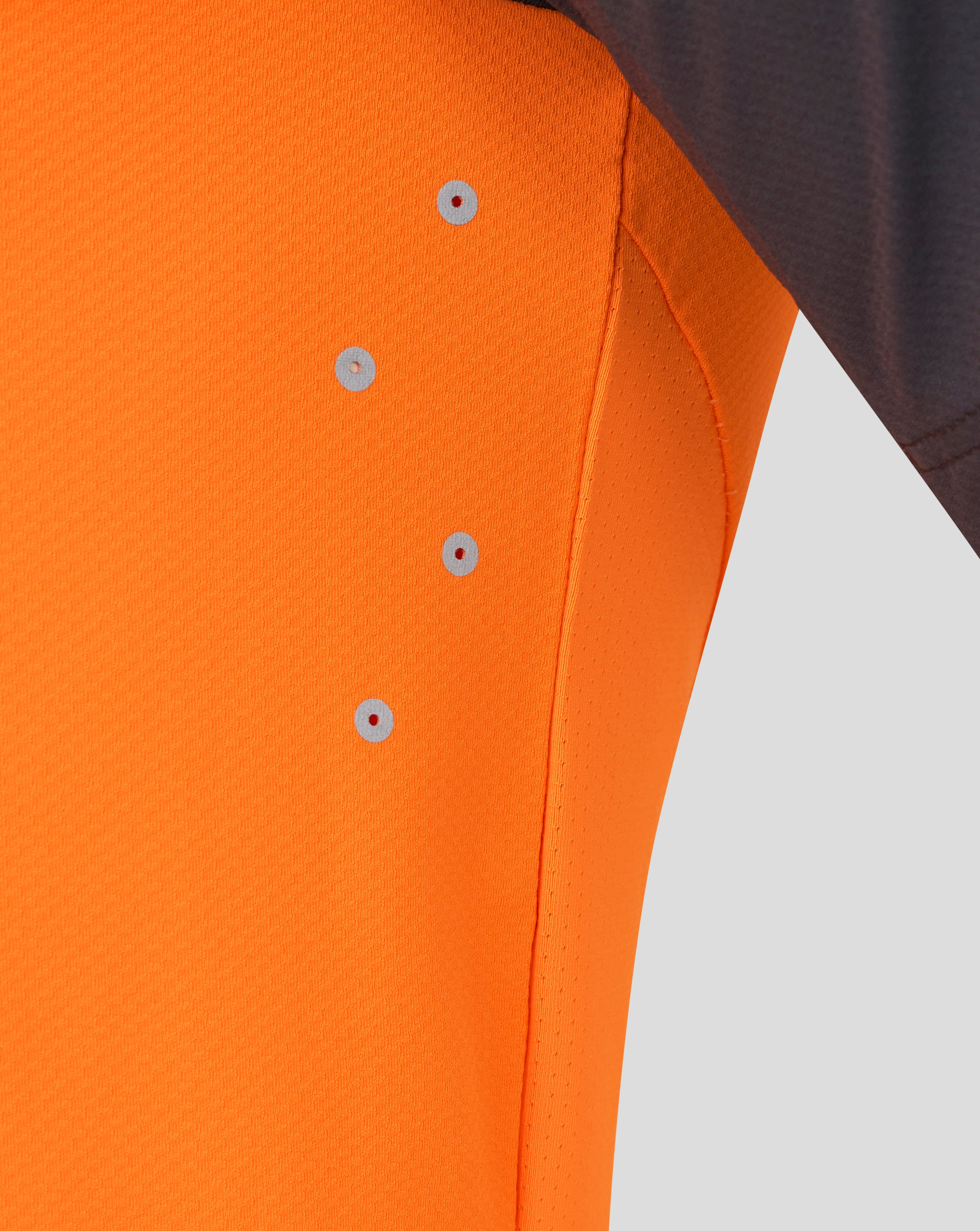McLaren Indy Car 2025 Men's Team Polo Shirt - Papaya Polos McLaren Indy