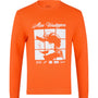 Red Bull Racing F1 Max Verstappen Puzzle Crew Sweatshirt - Exotic Orange Hoodies Red Bull Racing