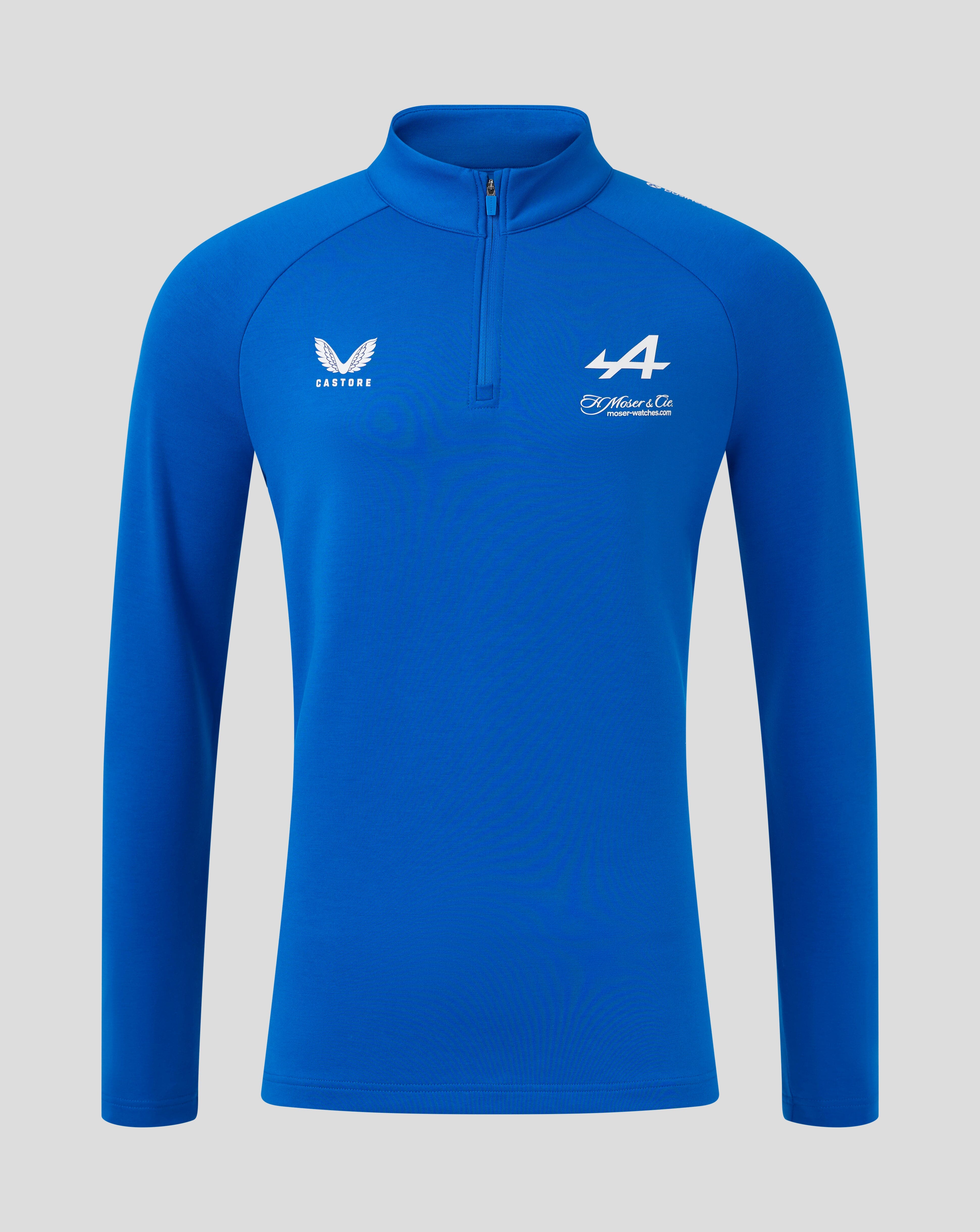 Alpine Racing F1 2025 Team 1/4 Zip Midlayer - Lapis Blue Jackets Alpine