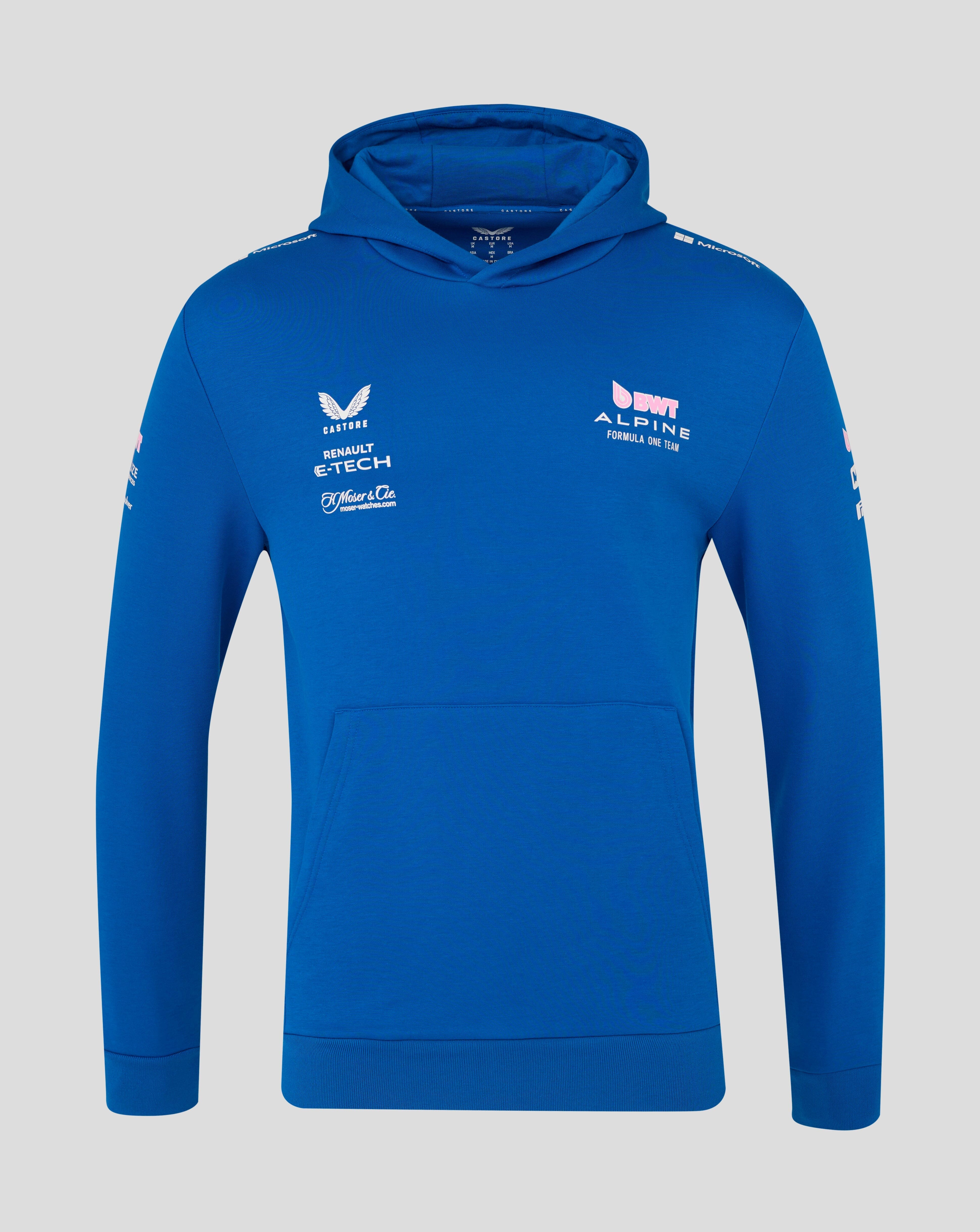 Alpine Racing F1 2025 Kids Team Pullover Hoodie - Youth Lapis Blue Hoodies Alpine
