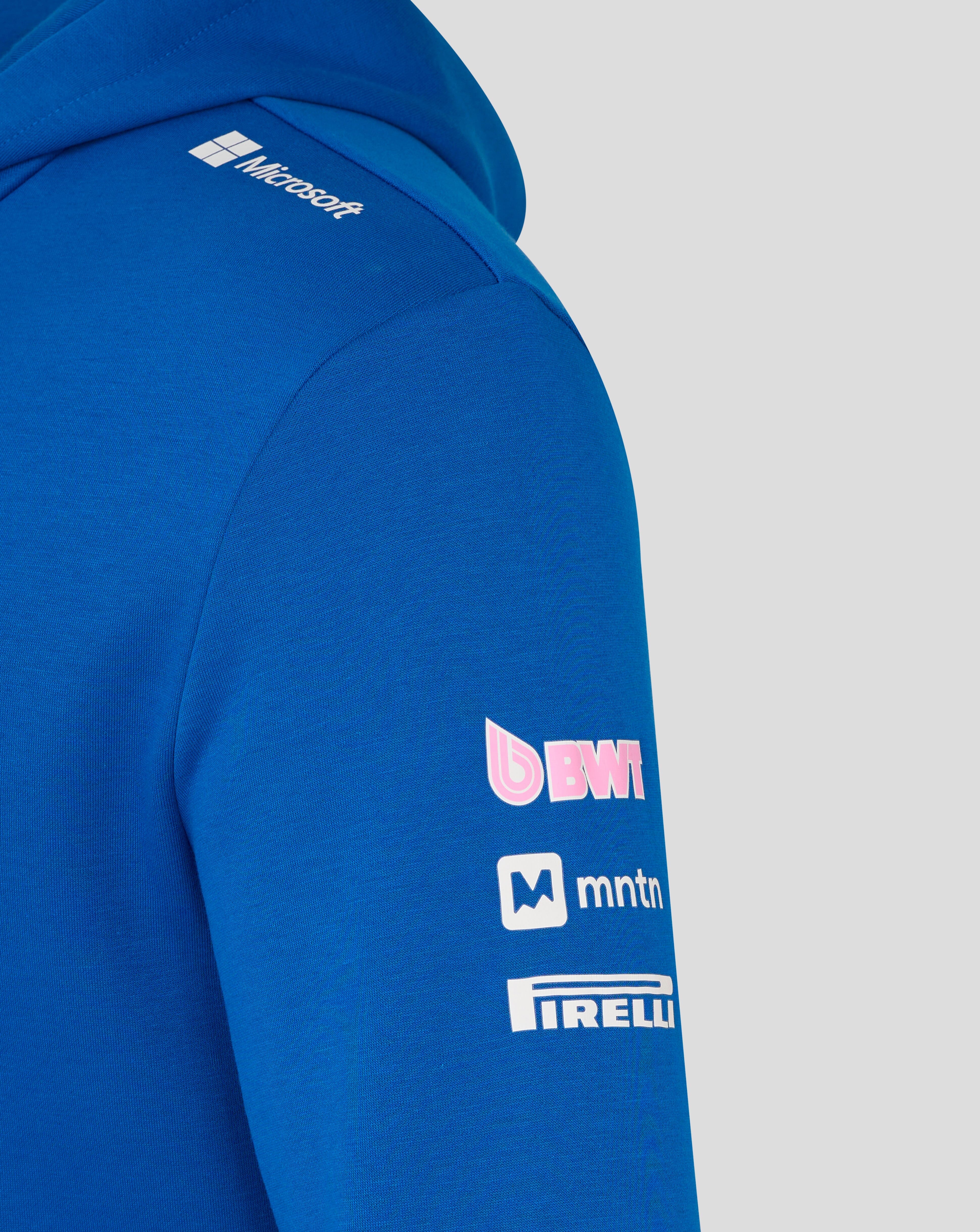 Alpine Racing F1 2025 Kids Team Pullover Hoodie - Youth Lapis Blue Hoodies Alpine