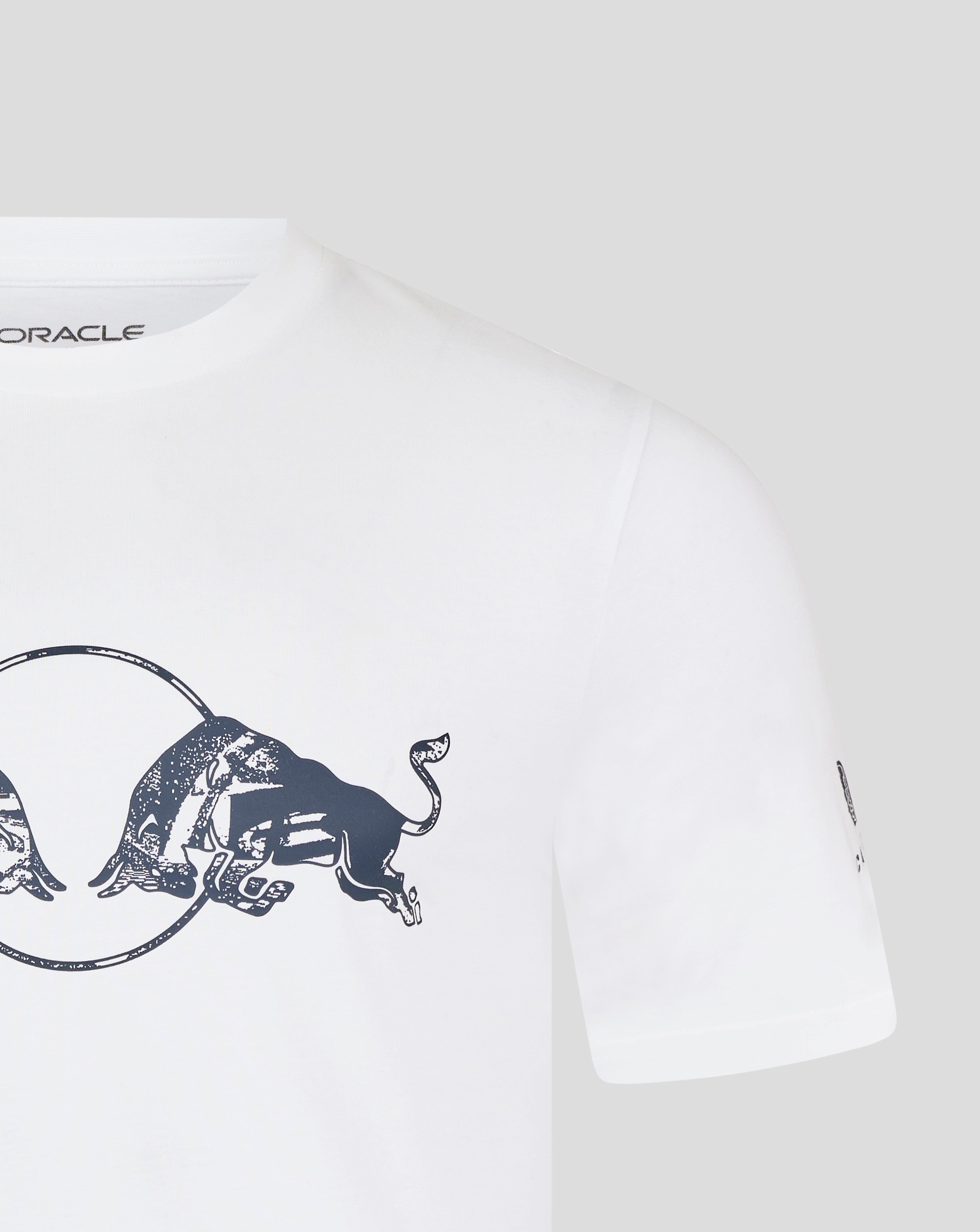 Red Bull Racing F1 Graphic Bull T-Shirt - Brilliant White T-shirts Red Bull Racing