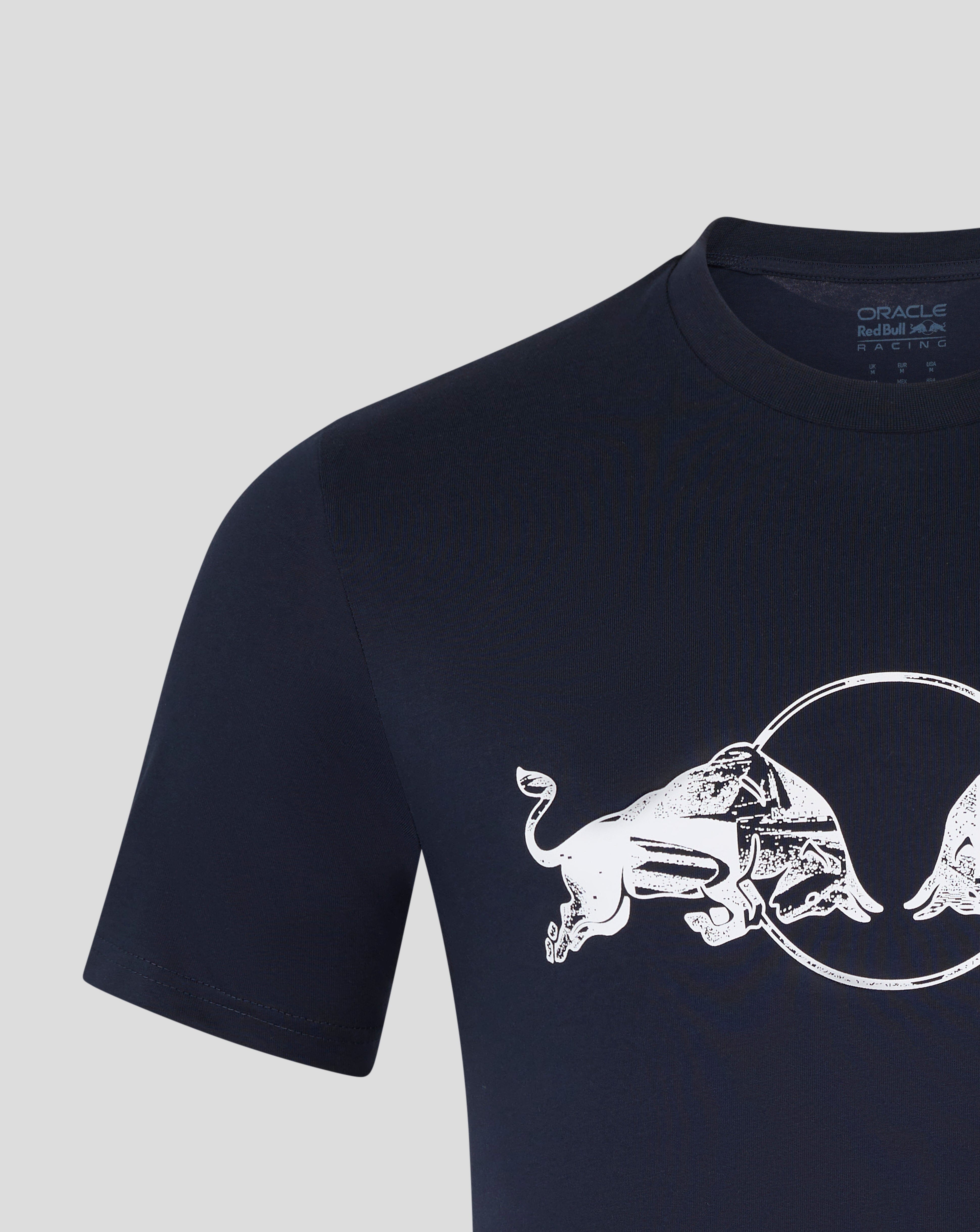 Red Bull Racing F1 Graphic Bull T-Shirt - Brilliant White/Navy T-shirts Red Bull Racing