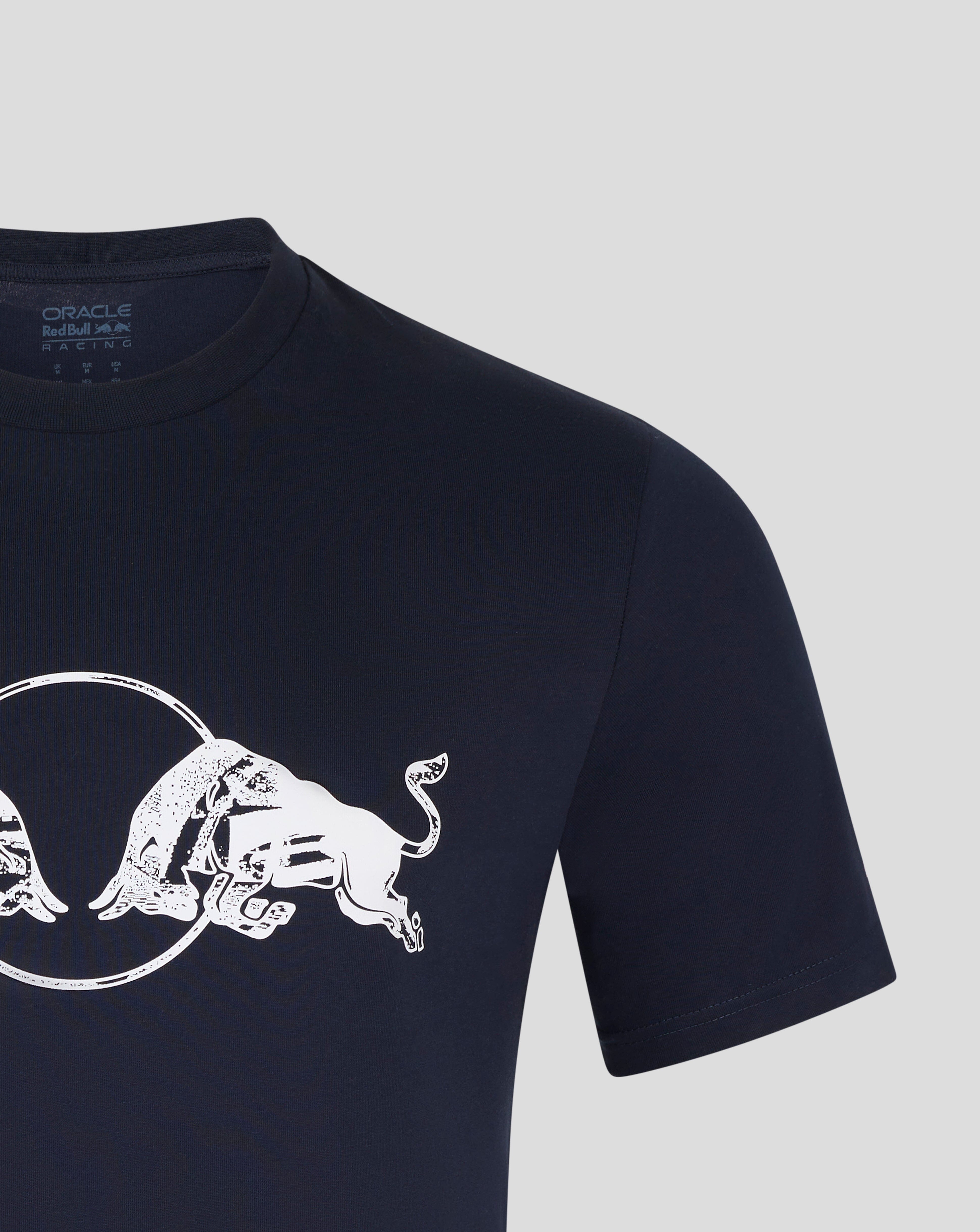 Red Bull Racing F1 Graphic Bull T-Shirt - Brilliant White/Navy T-shirts Red Bull Racing