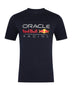 Red Bull Racing F1 Large Front Logo T-shirt - Gray/White/Navy/Blue T-shirts Red Bull Racing XS Navy