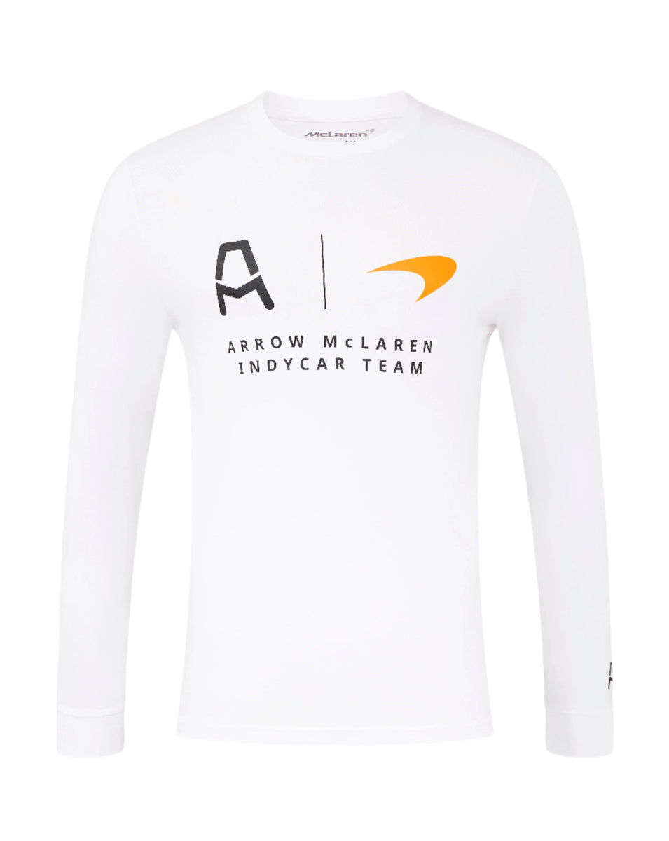 Arrow McLaren Indy Car Long Sleeve T-Shirt - White – CMC Motorsports®