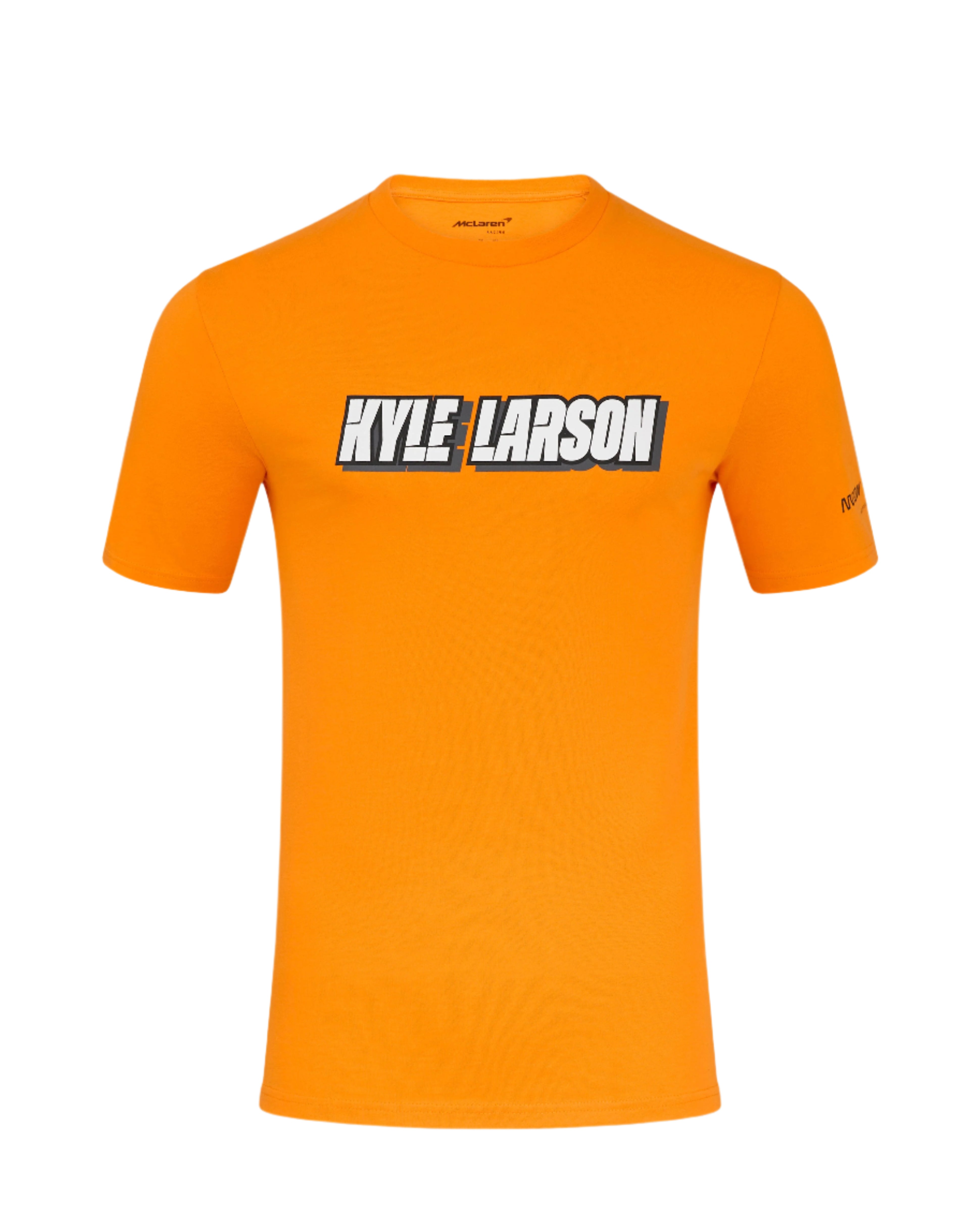 McLaren Indy Car Kyle Larson T-Shirt - Papaya T-shirts McLaren Indy