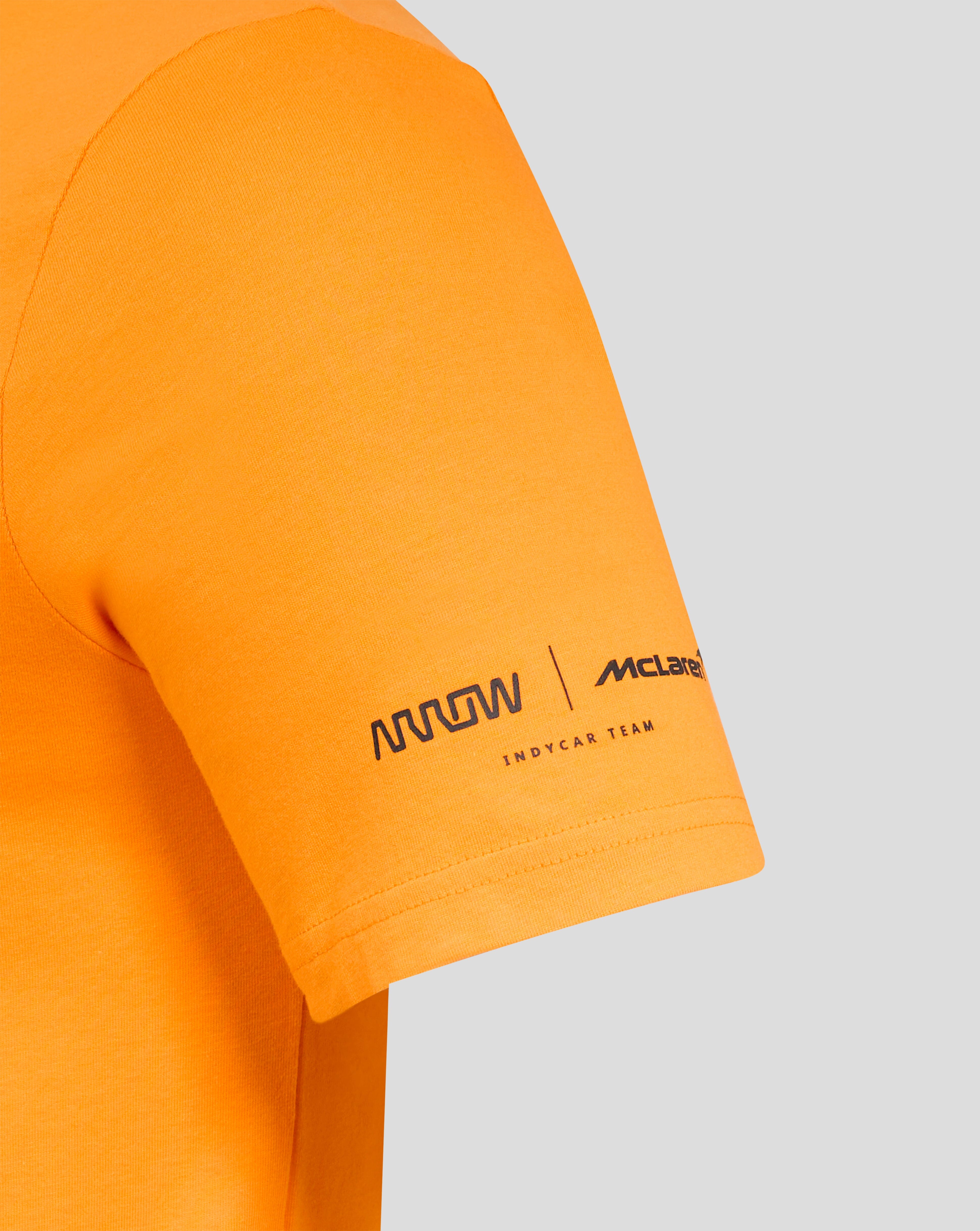 McLaren Indy Car Kyle Larson T-Shirt - Papaya T-shirts McLaren Indy