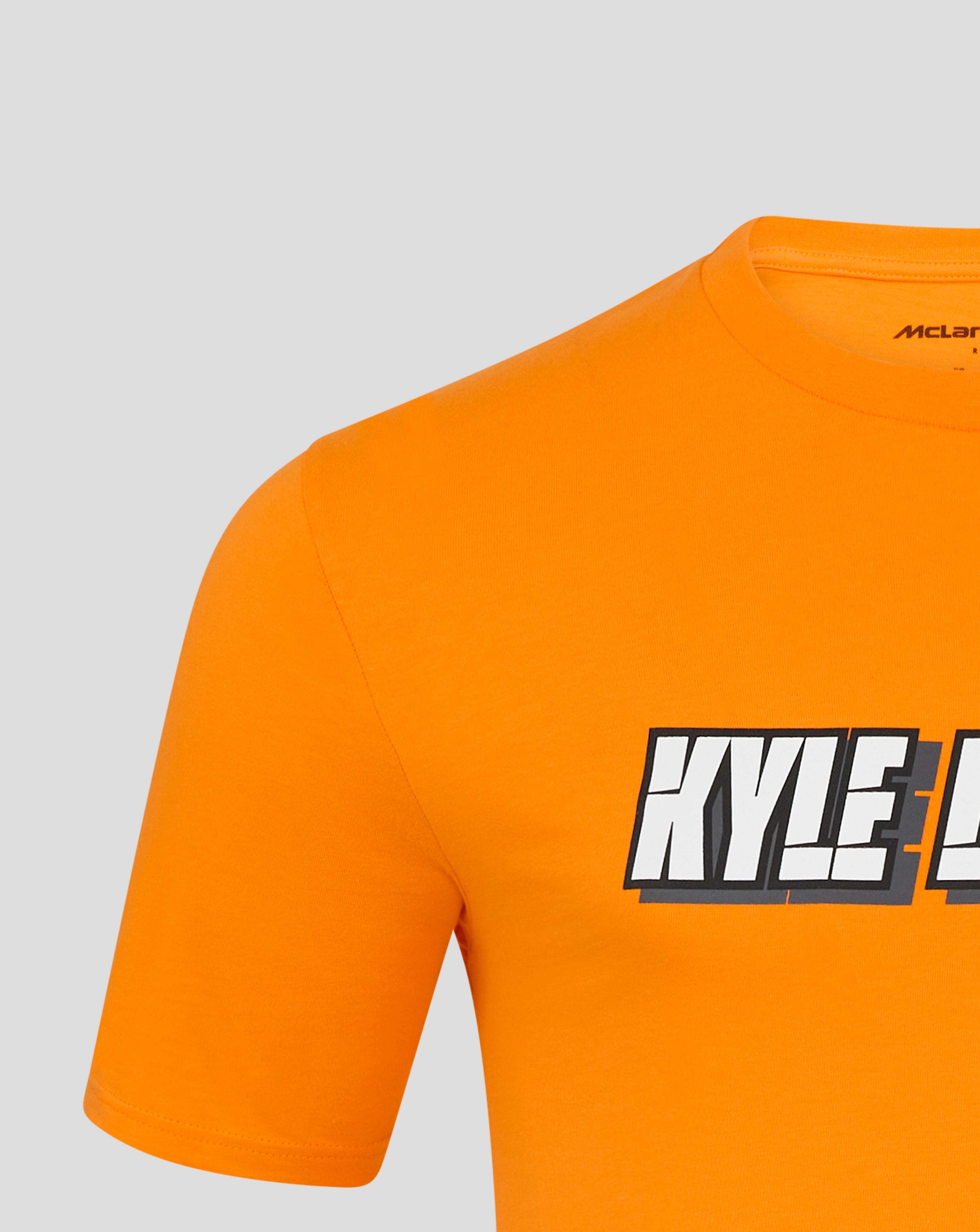 McLaren Indy Car Kyle Larson T-Shirt - Papaya T-shirts McLaren Indy