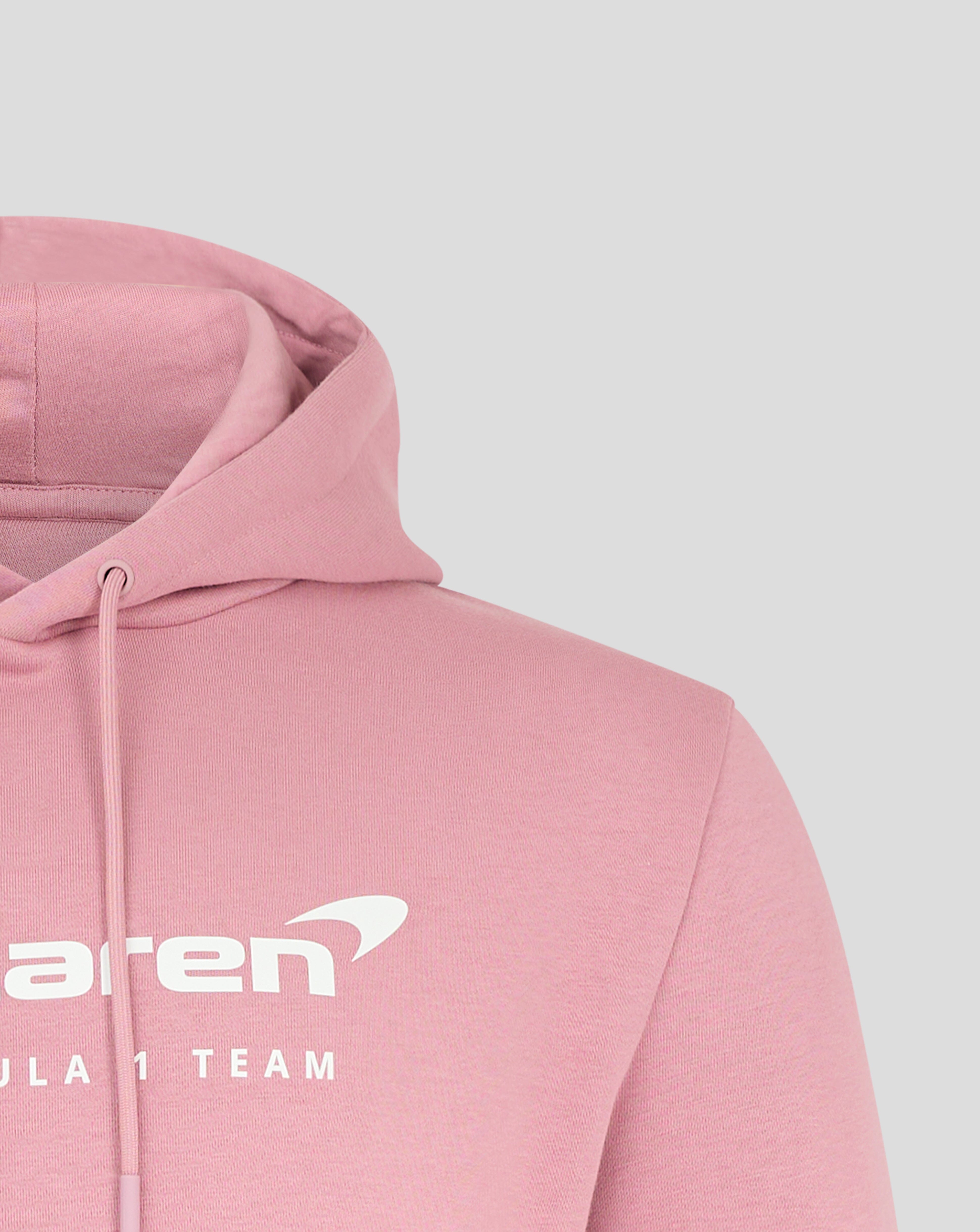 McLaren F1 Core Essentials Logo Hoodie - Papaya/Green/Pink Hoodies McLaren-Castore
