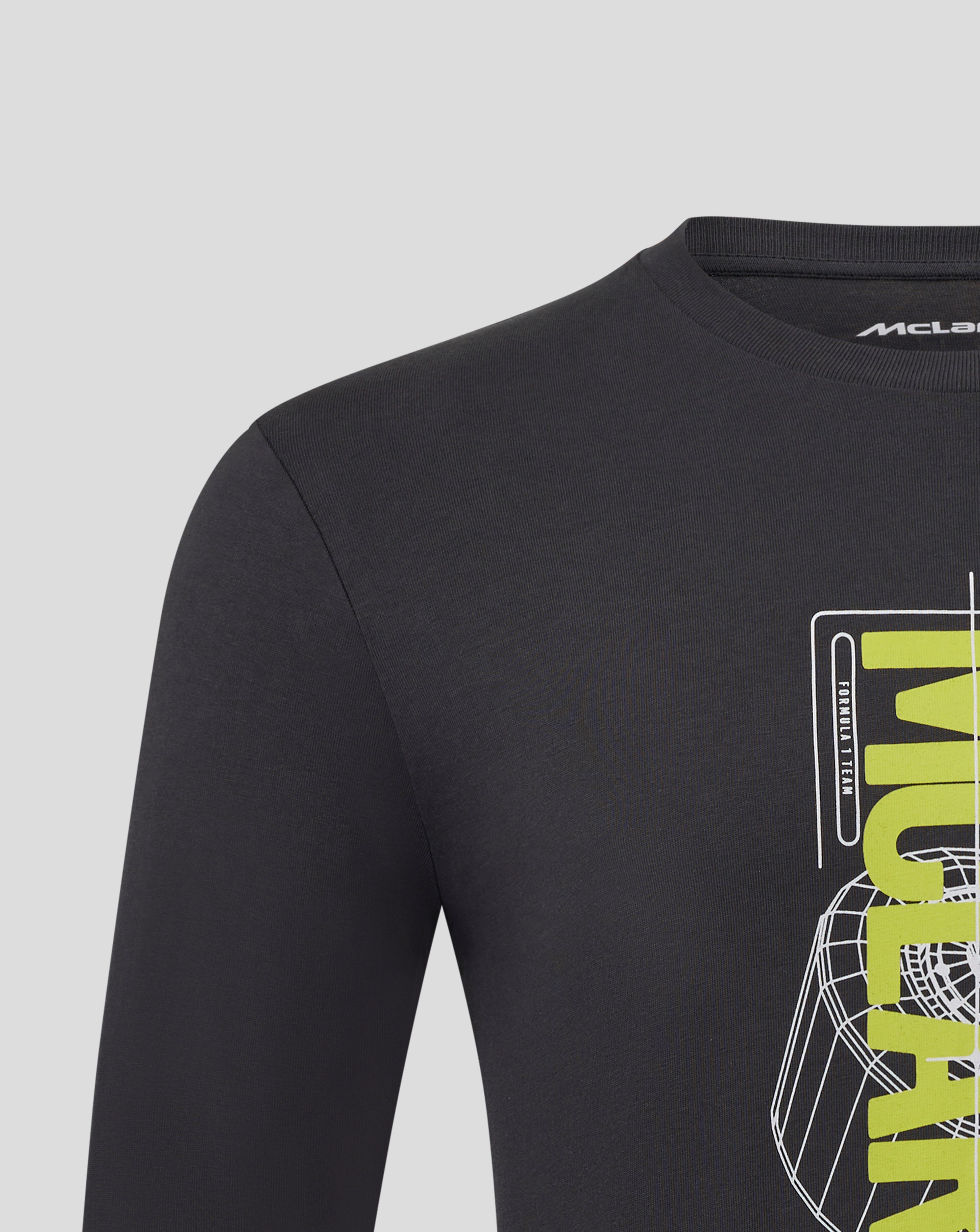 McLaren F1 Night Race Graphic Long Sleeve T-Shirt - Phantom T-shirts McLaren-Castore