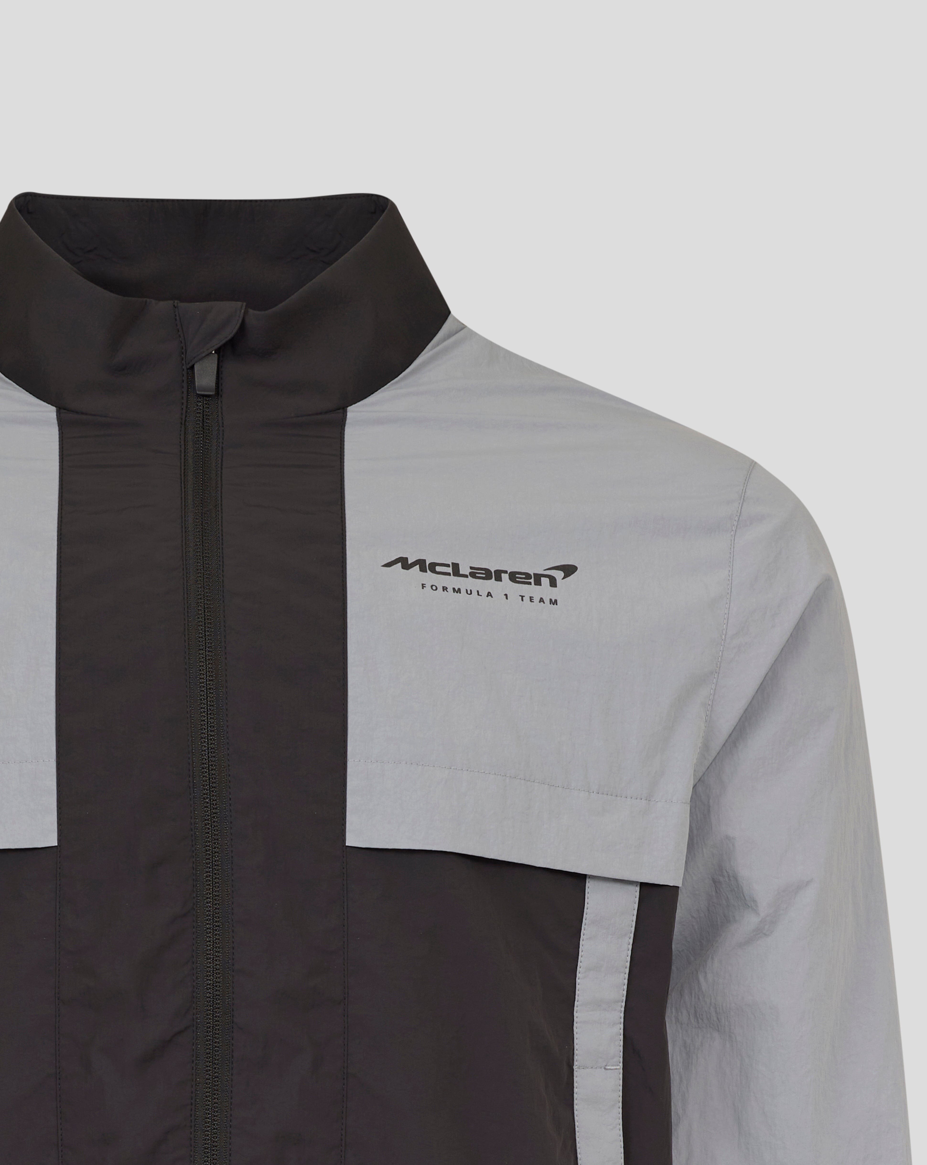 McLaren F1 Night Race Nylon Bomber Jacket - Gray Jackets McLaren-Castore