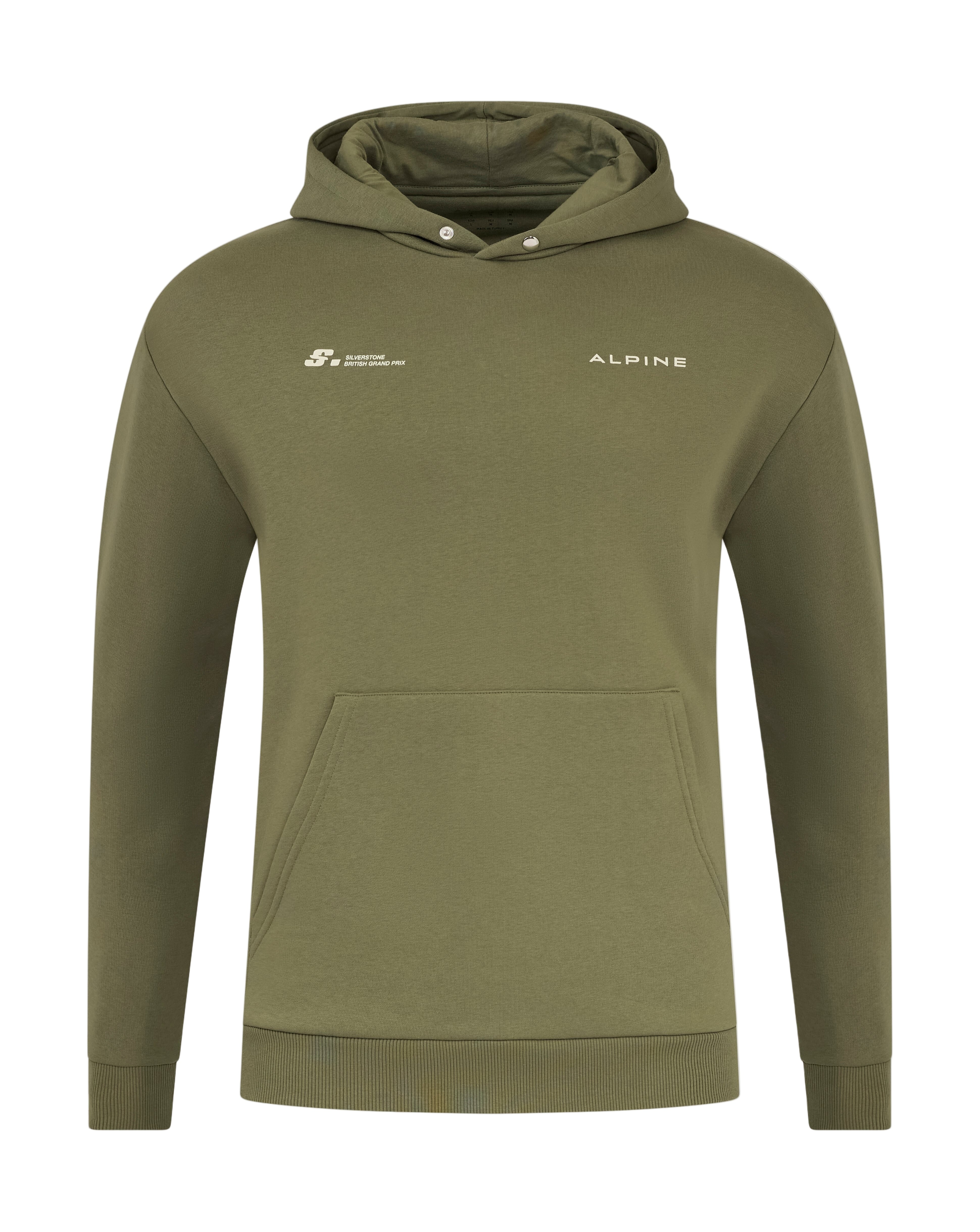 Alpine Racing F1 Silverstone Oversized Hoodie - Deep Lichen Green Hoodies Alpine