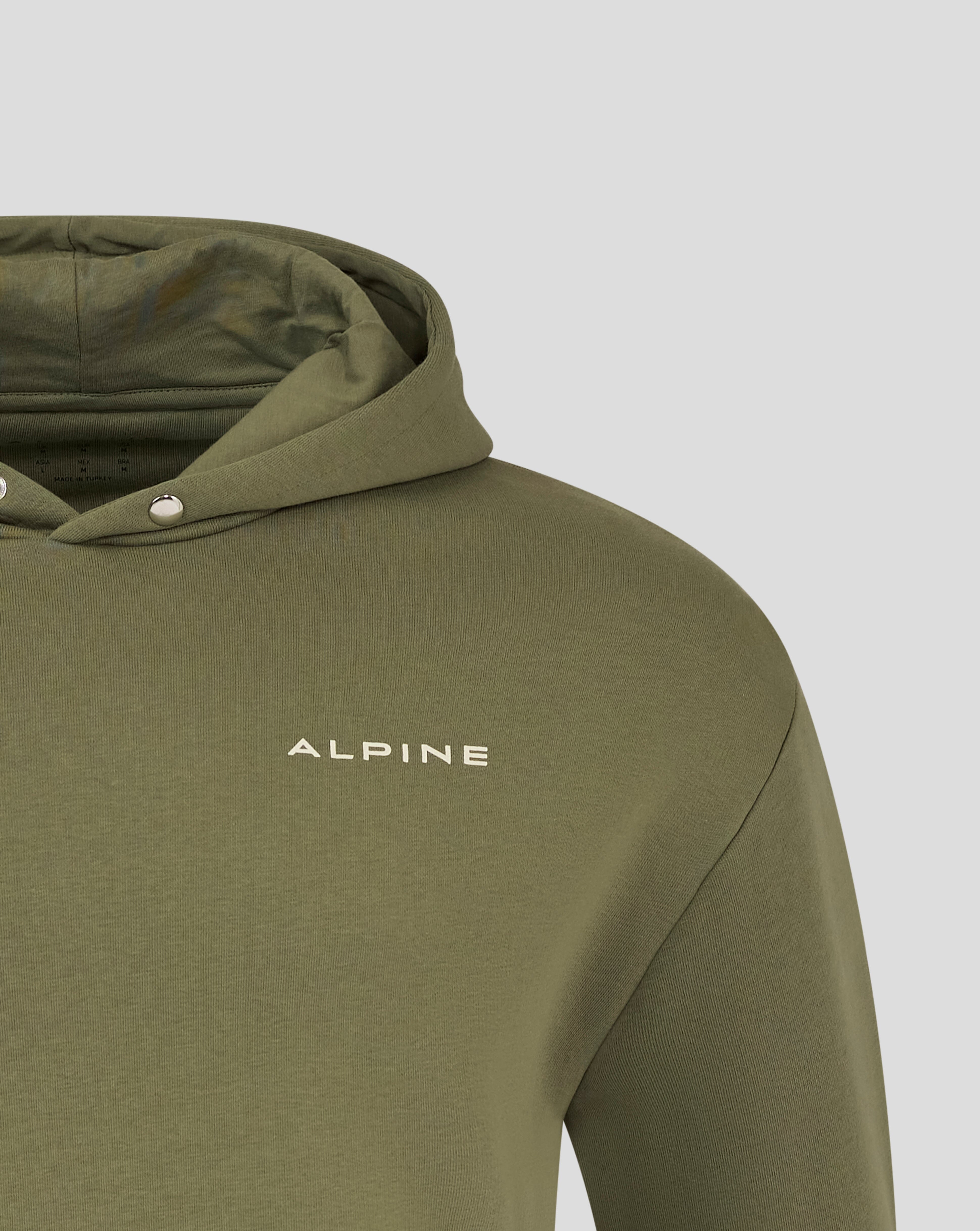 Alpine Racing F1 Silverstone Oversized Hoodie - Deep Lichen Green Hoodies Alpine