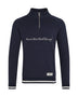 Red Bull Racing F1 Heritage Script 1/4 Zip Sweater - Navy Sweaters Red Bull Racing