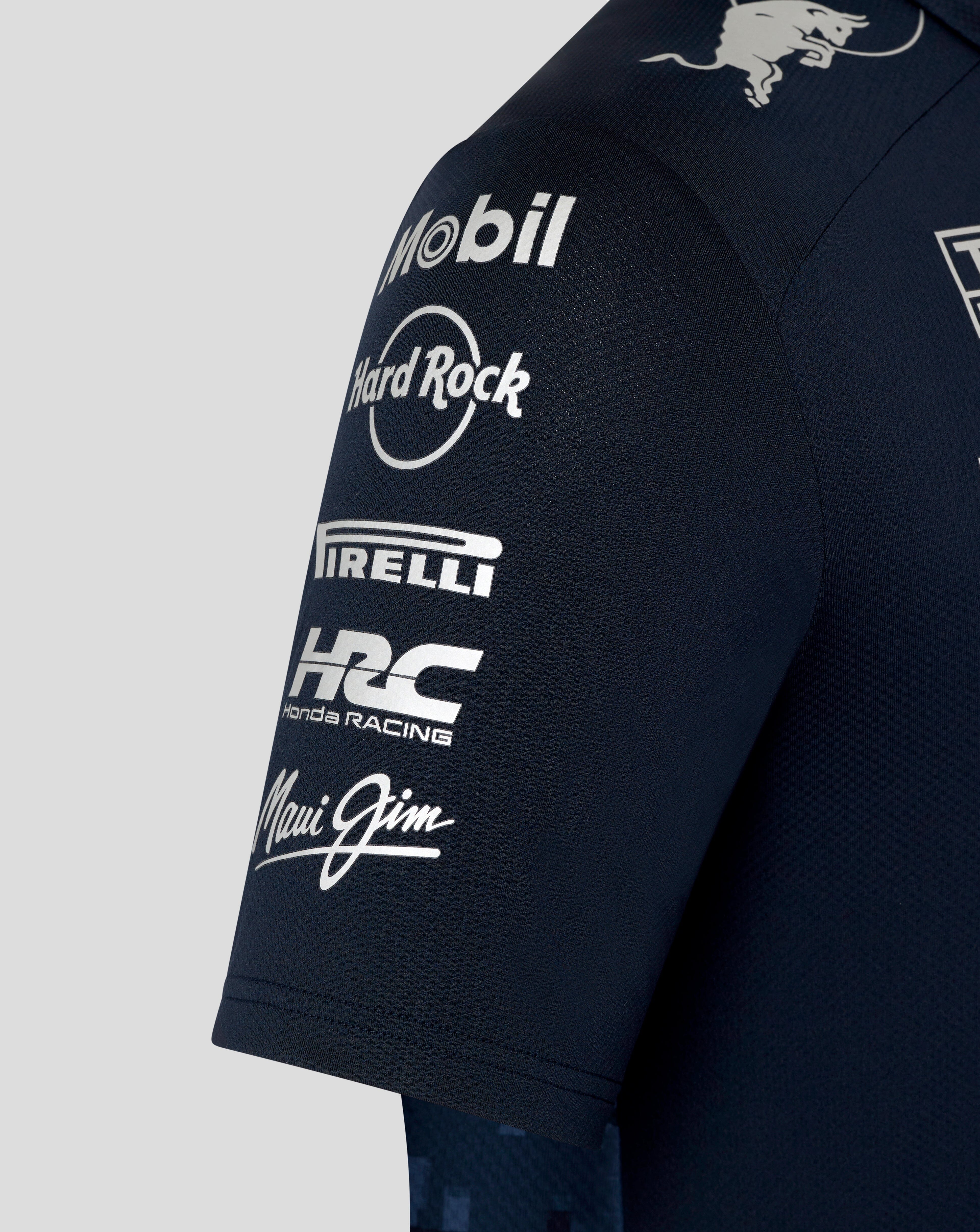 Red Bull Racing F1 x HypeBeast 2025 Special Edition Track Polo Shirt - Navy Polos Red Bull Racing