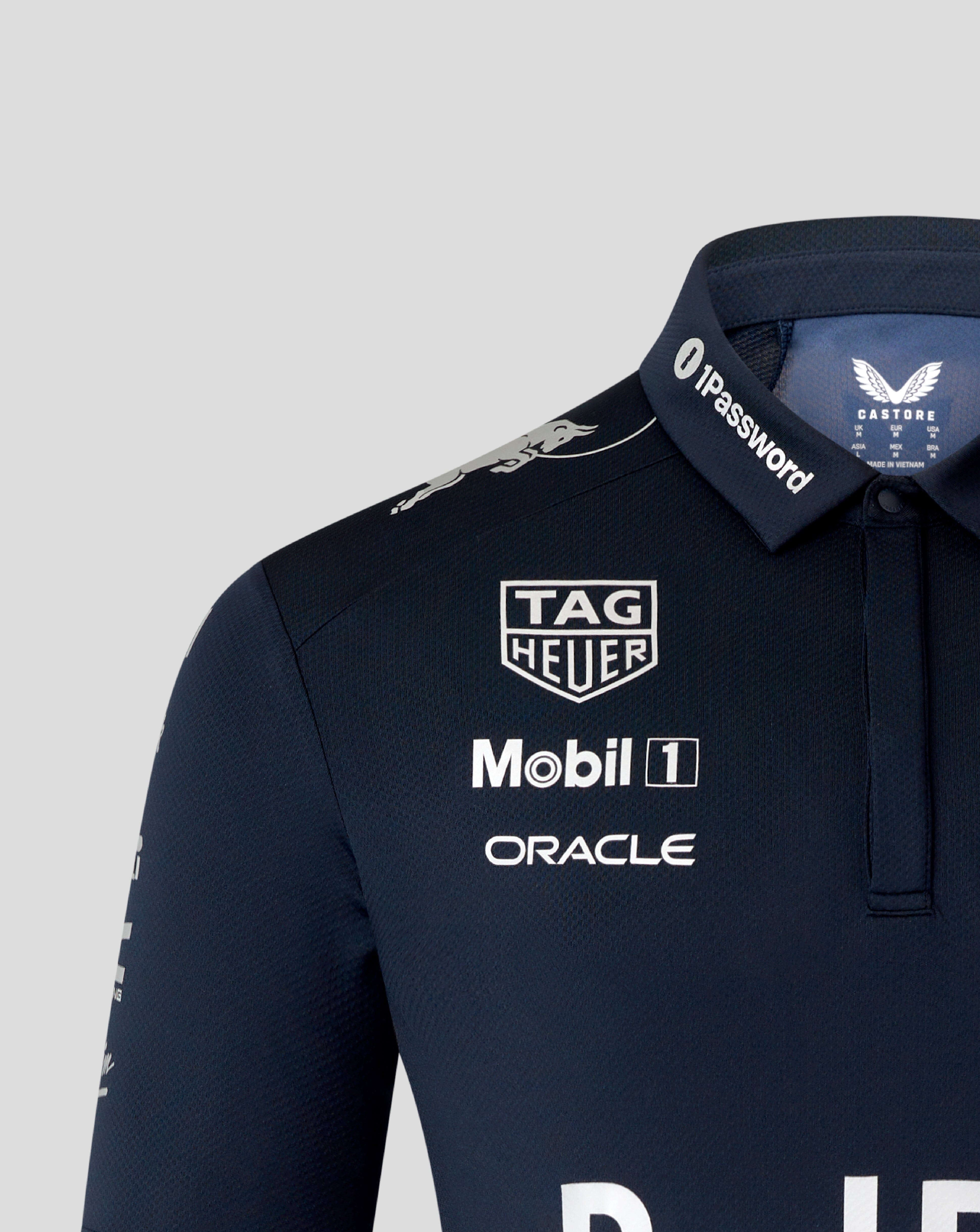 Red Bull Racing F1 x HypeBeast 2025 Special Edition Track Polo Shirt - Navy Polos Red Bull Racing