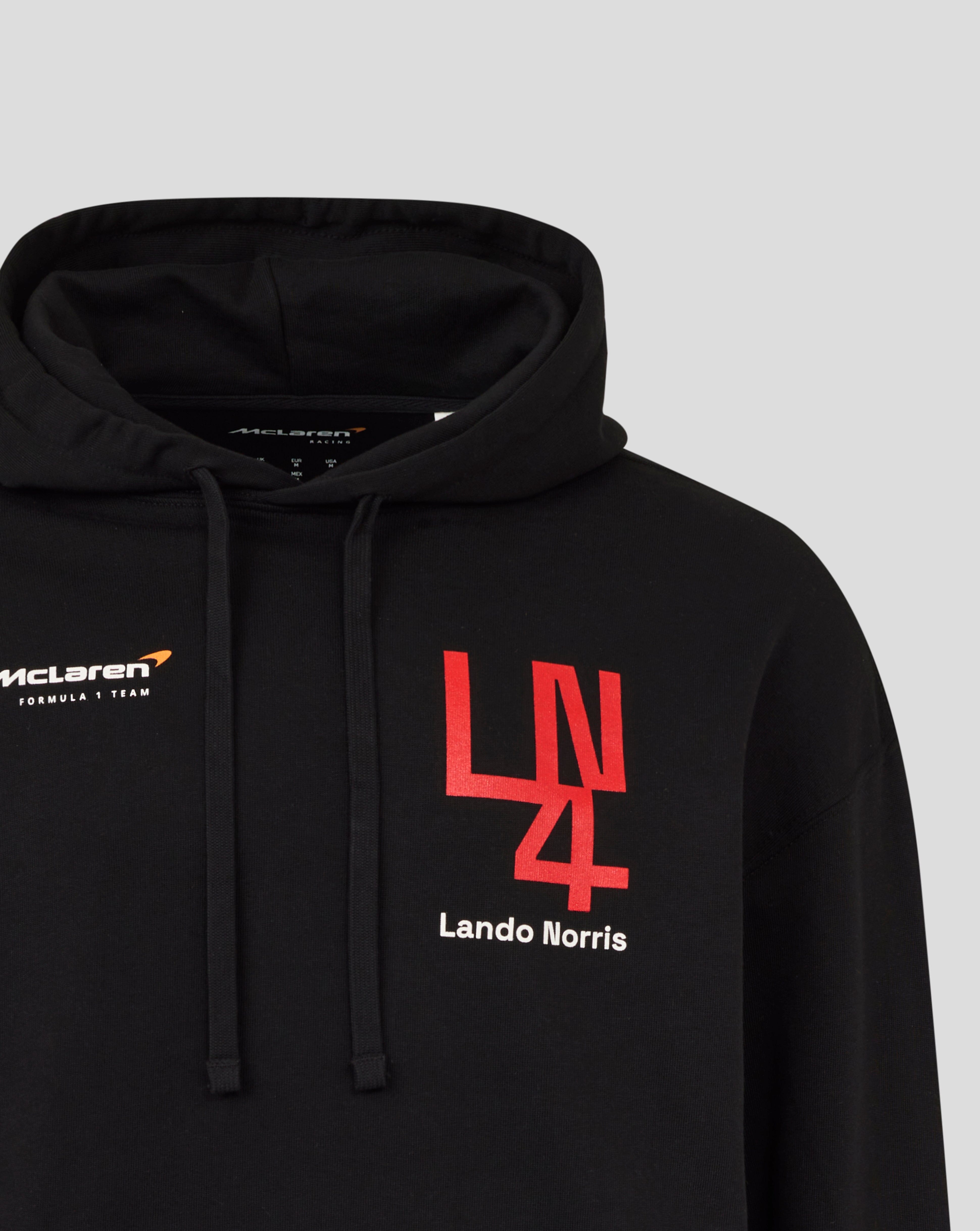 McLaren F1 Lando Norris Silverstone Drivers Hoodie - Black Hoodies McLaren-Castore
