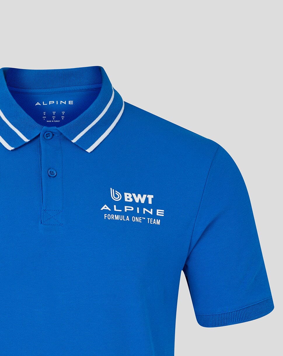 Alpine Racing F1 Polo Shirt - Blue