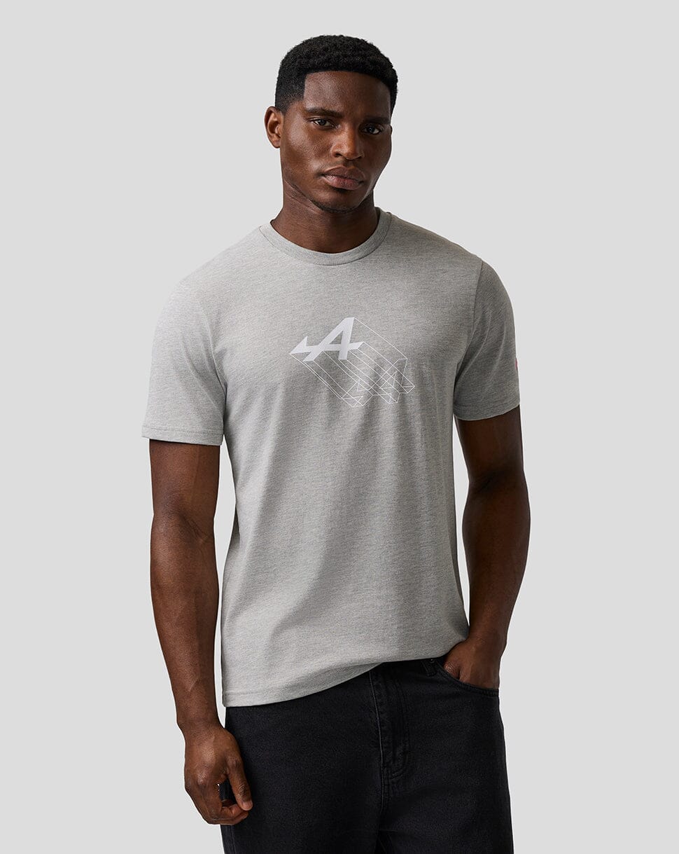 Alpine Racing F1 'A' Graphic T-Shirt - Grey