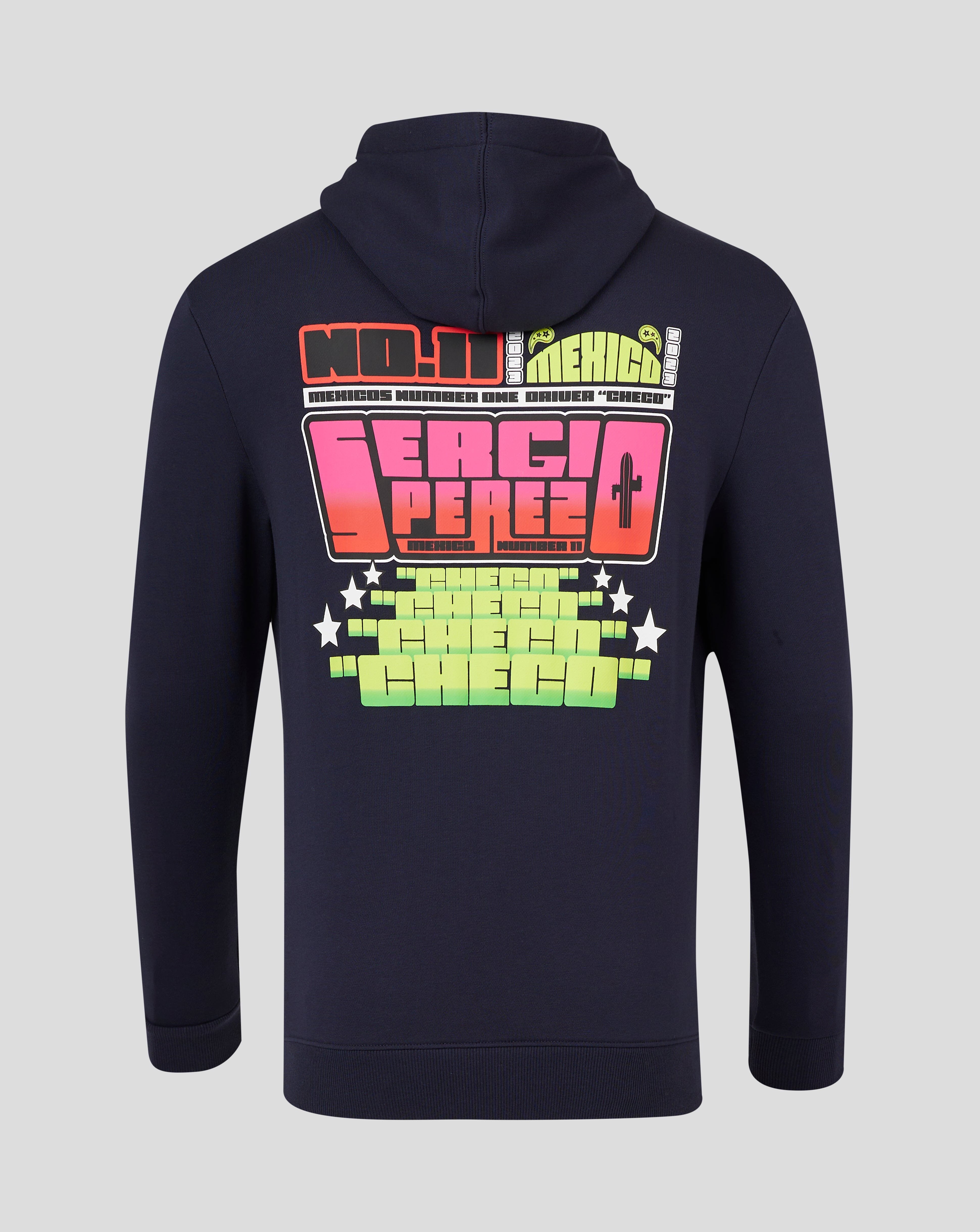 Red Bull Racing F1 Sergio "Checo" Perez Special Edition Mexico GP Hoodie -Navy Hoodies Red Bull Racing