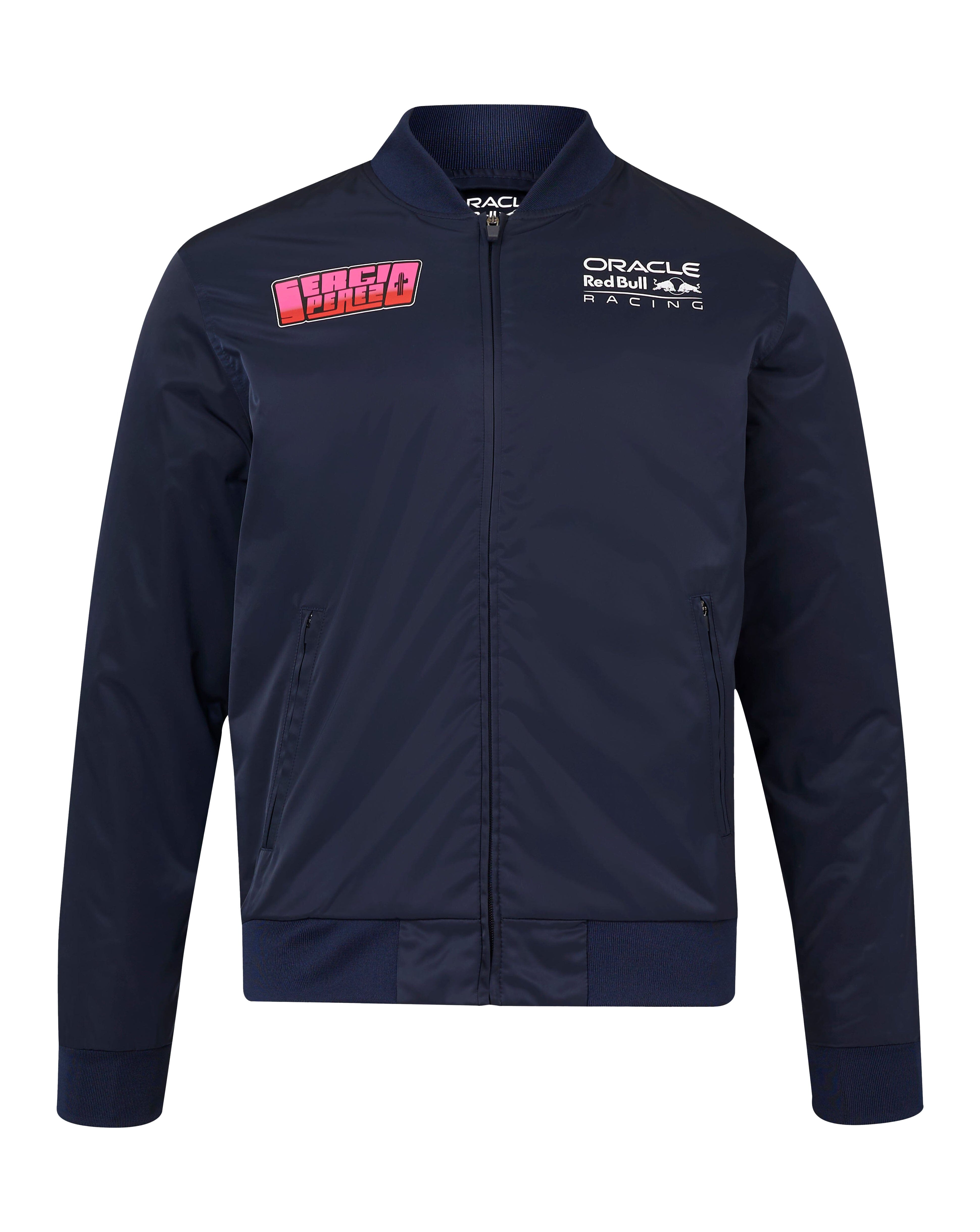 Red Bull Racing F1 Sergio "Checo" Perez Special Edition Mexico GP Track Jacket -Navy Jackets Red Bull Racing