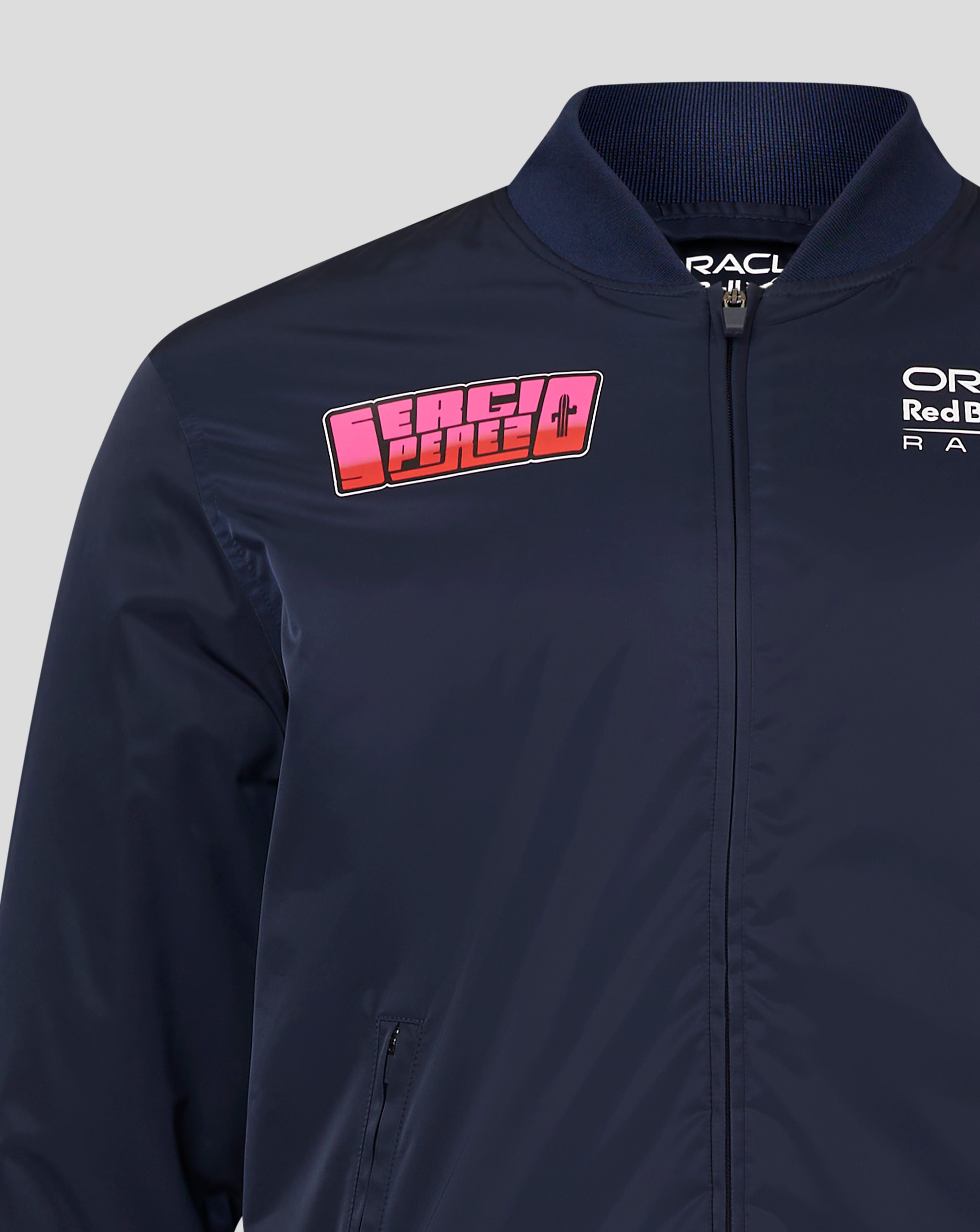 Red Bull Racing F1 Sergio "Checo" Perez Special Edition Mexico GP Track Jacket -Navy Jackets Red Bull Racing