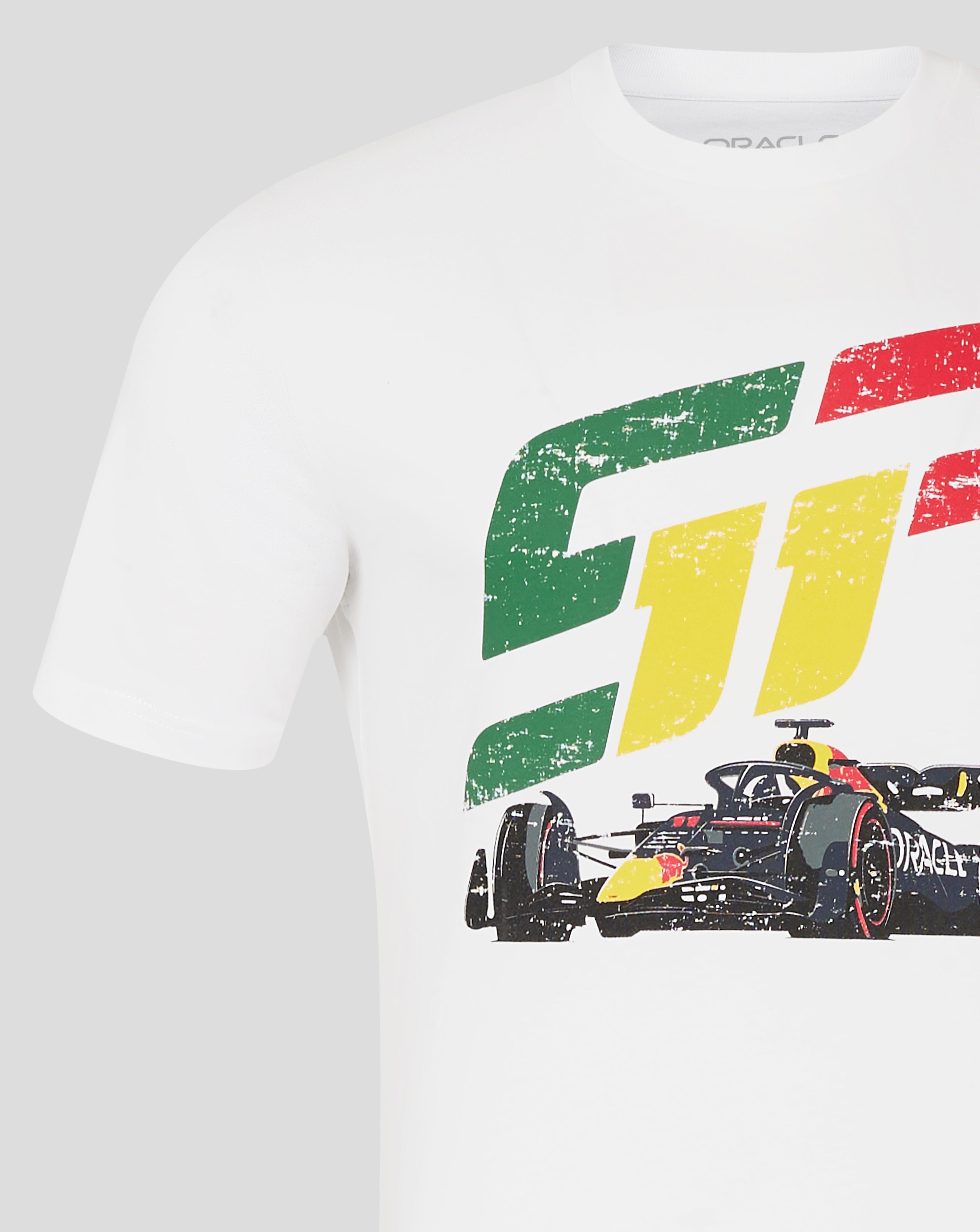 Red Bull Racing F1 Sergio "Checo" Perez Race Car T-Shirt - White/Navy T-shirts Red Bull Racing