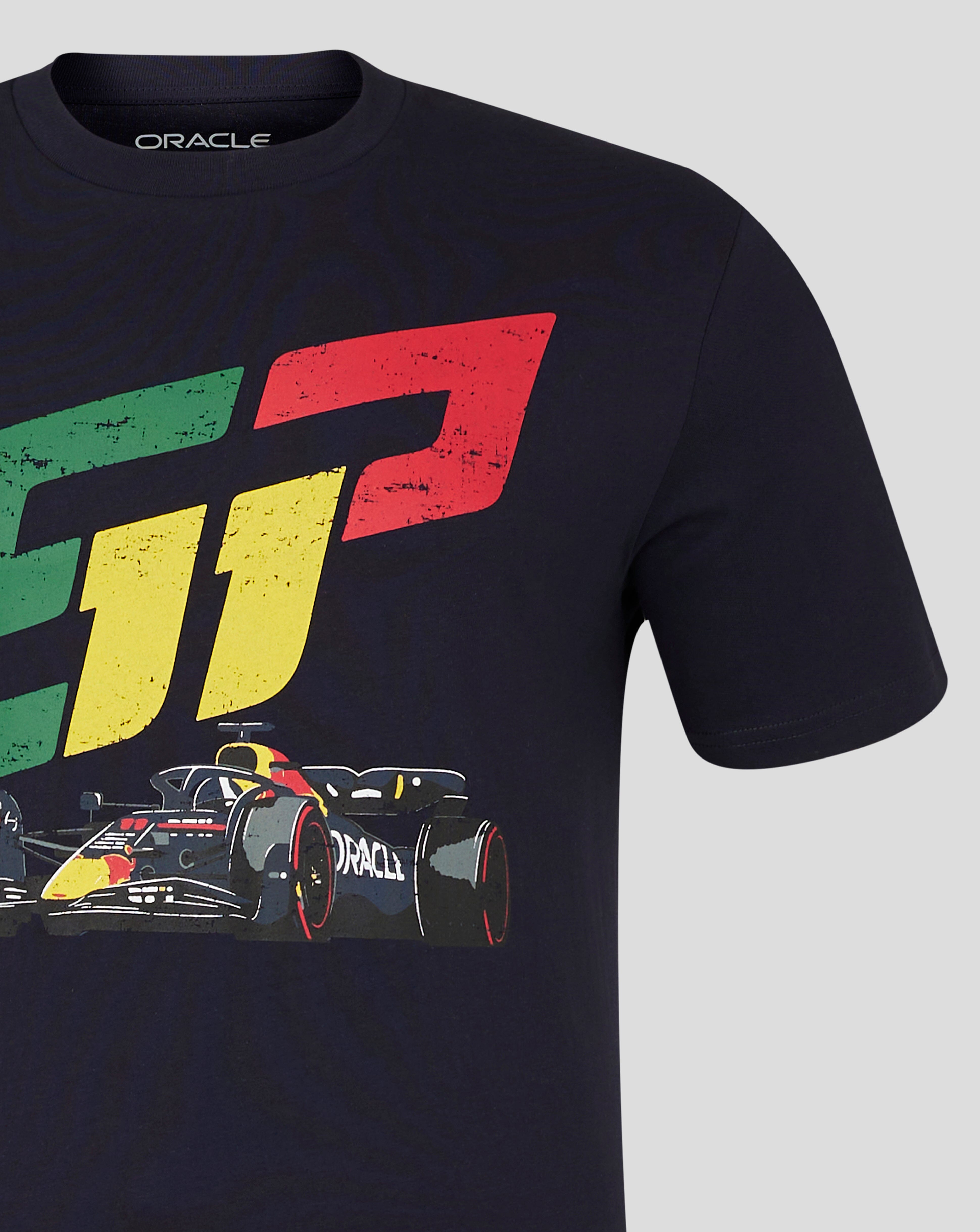 Red Bull Racing F1 Sergio "Checo" Perez Race Car T-Shirt - White/Navy T-shirts Red Bull Racing