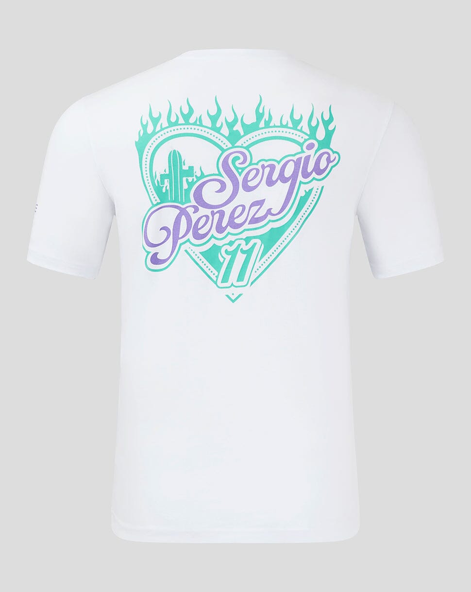 Red Bull Racing F1 Sergio "Checo" Perez Special Edition Mexico GP T-Shirt- White T-shirts Red Bull Racing