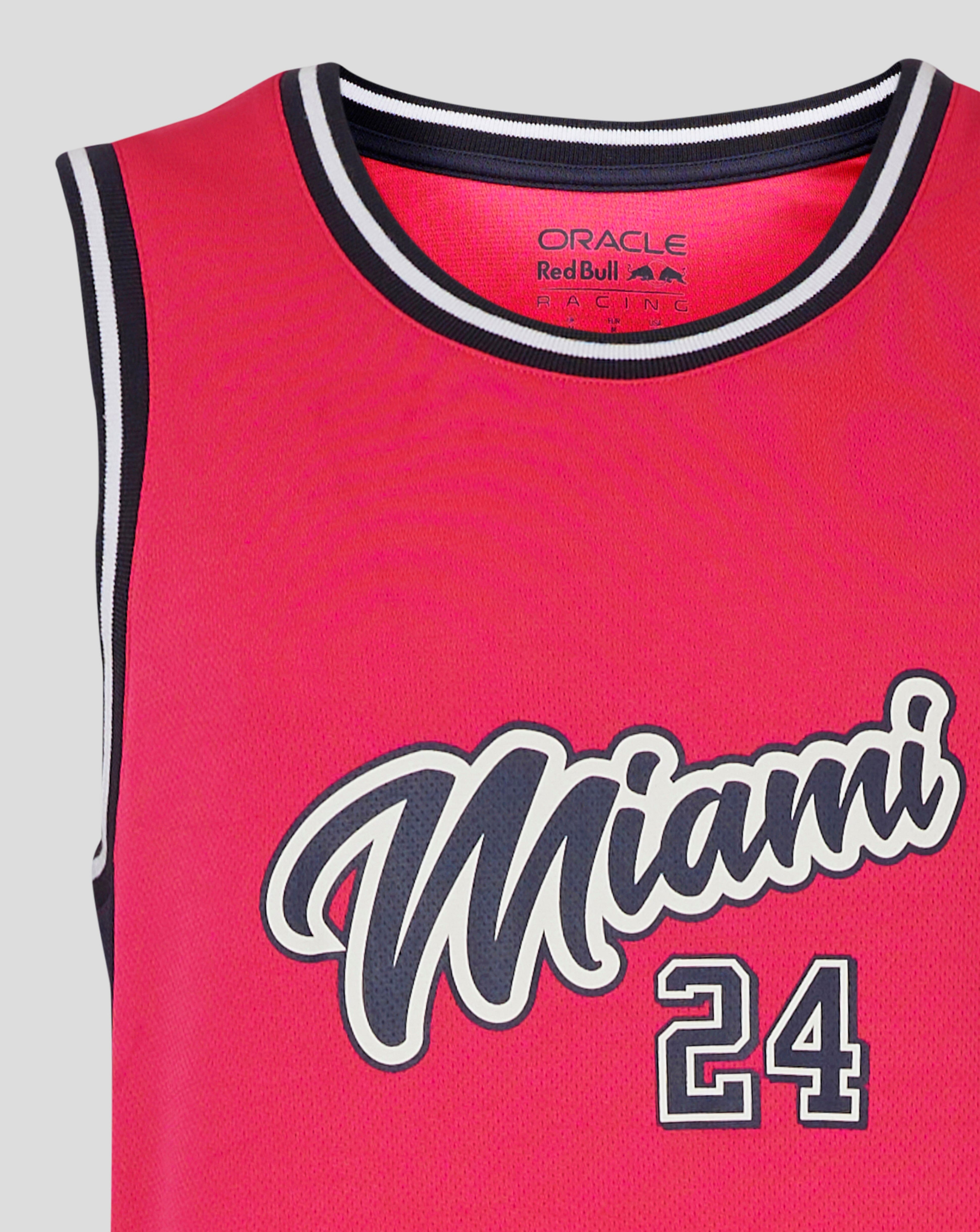 Red Bull Racing F1 Special Edition Miami GP Basketball Jersey - Beetroot Purple Jersey Red Bull Racing