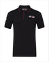 Joe Gibbs Racing Lifestyle Polo Shirt - Black/Burgundy Polos Joe Gibbs Racing S Black