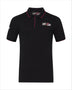 Joe Gibbs Racing Lifestyle Polo Shirt - Black/Burgundy Polos Joe Gibbs Racing S Black