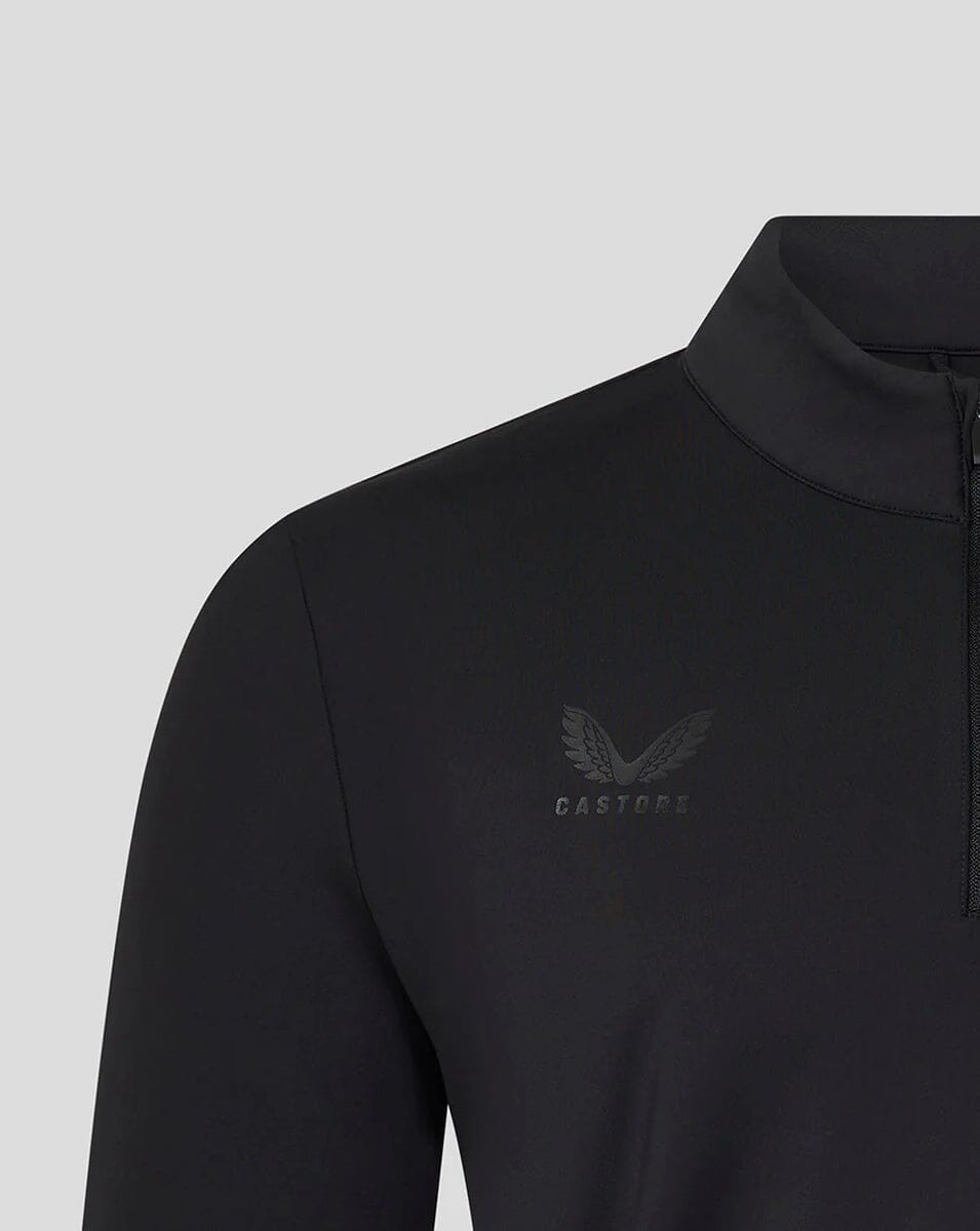 McLaren F1 Stealth 1/4 Zip Midlayer Jacket - Black