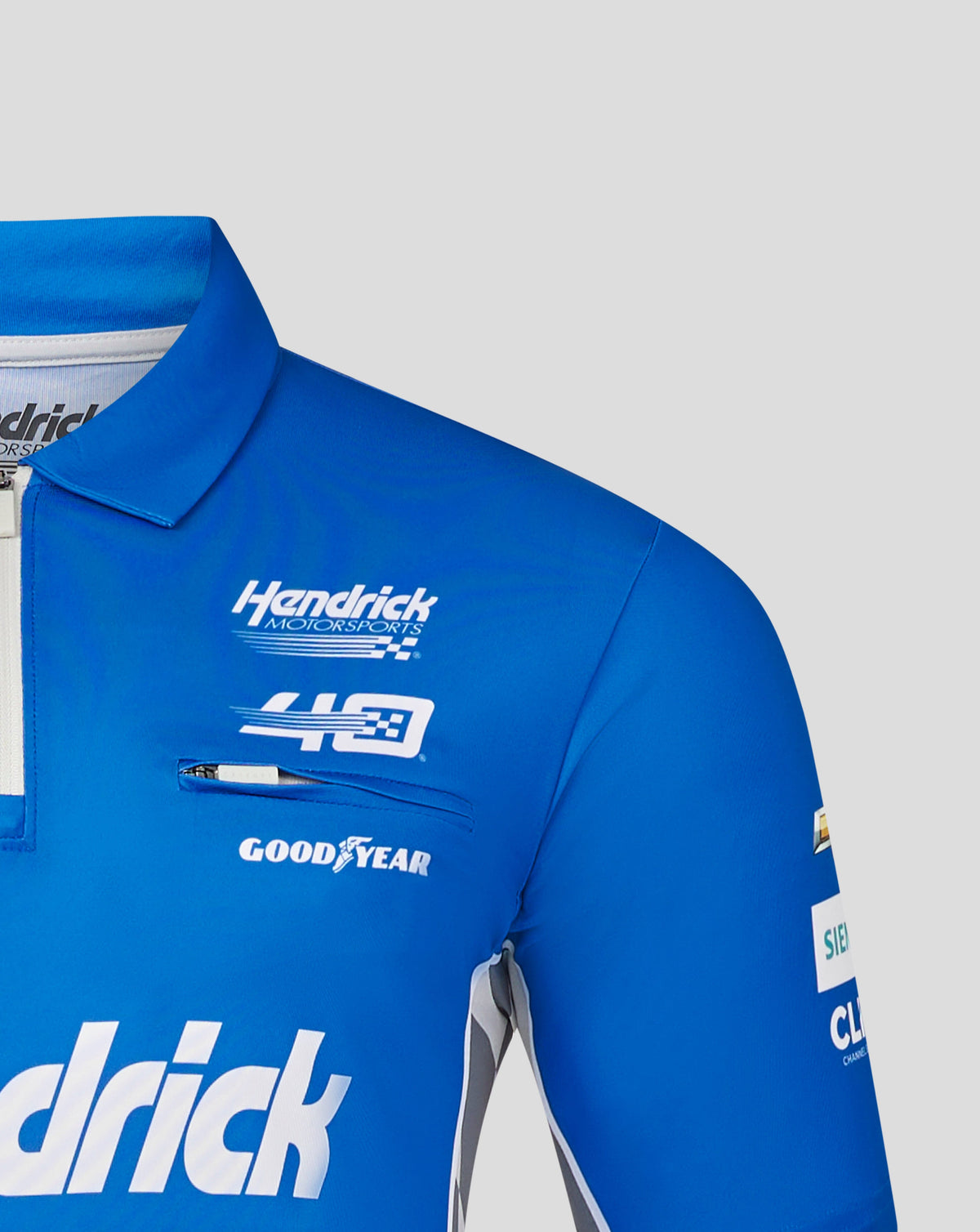 Hendrick Motorsport Kyle Larson Team Polo Shirt - Blue Polos Hendrick Motorsport