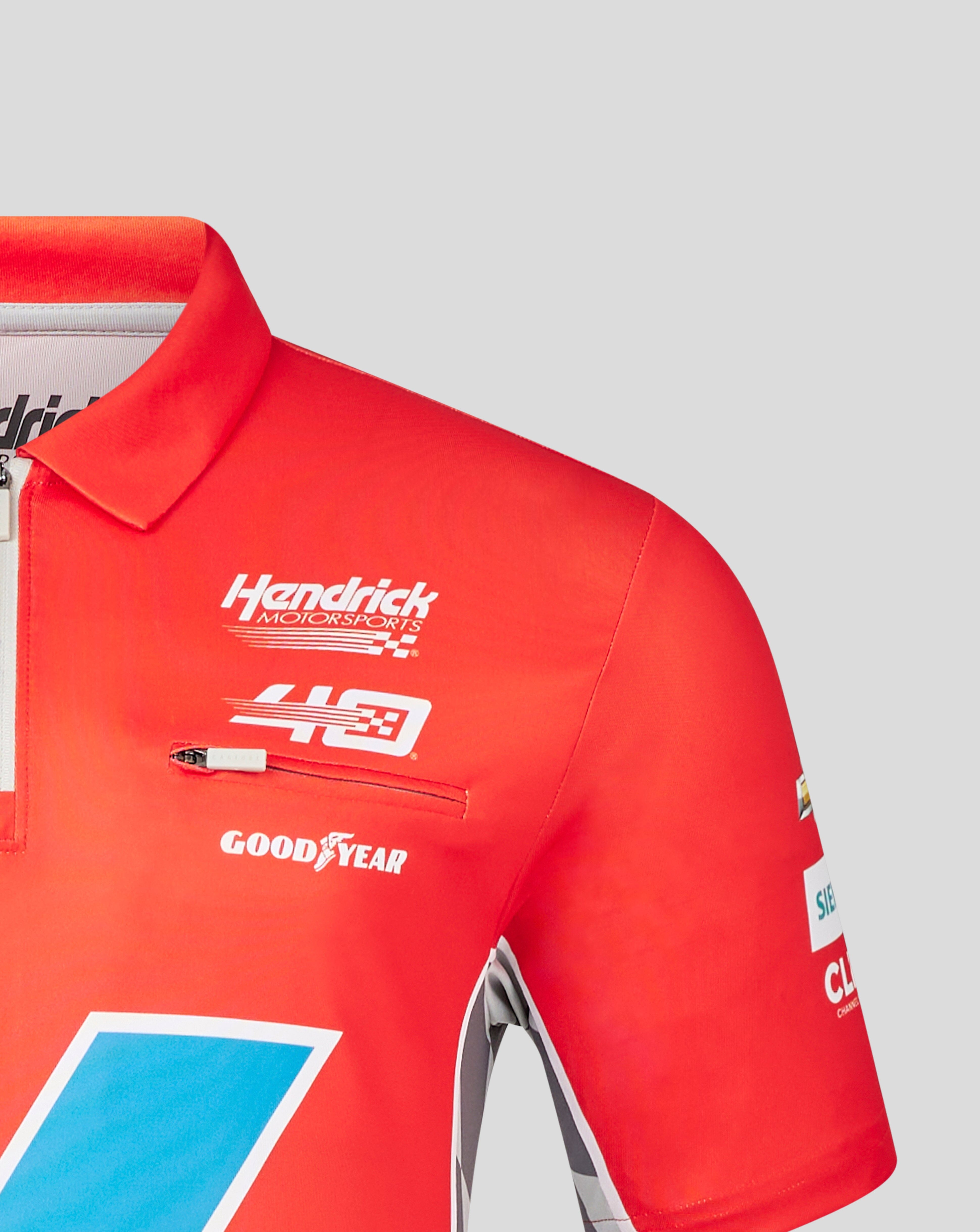 Hendrick Motorsport Valvoline Polo Shirt - Red/Blue Polos Hendrick Motorsport