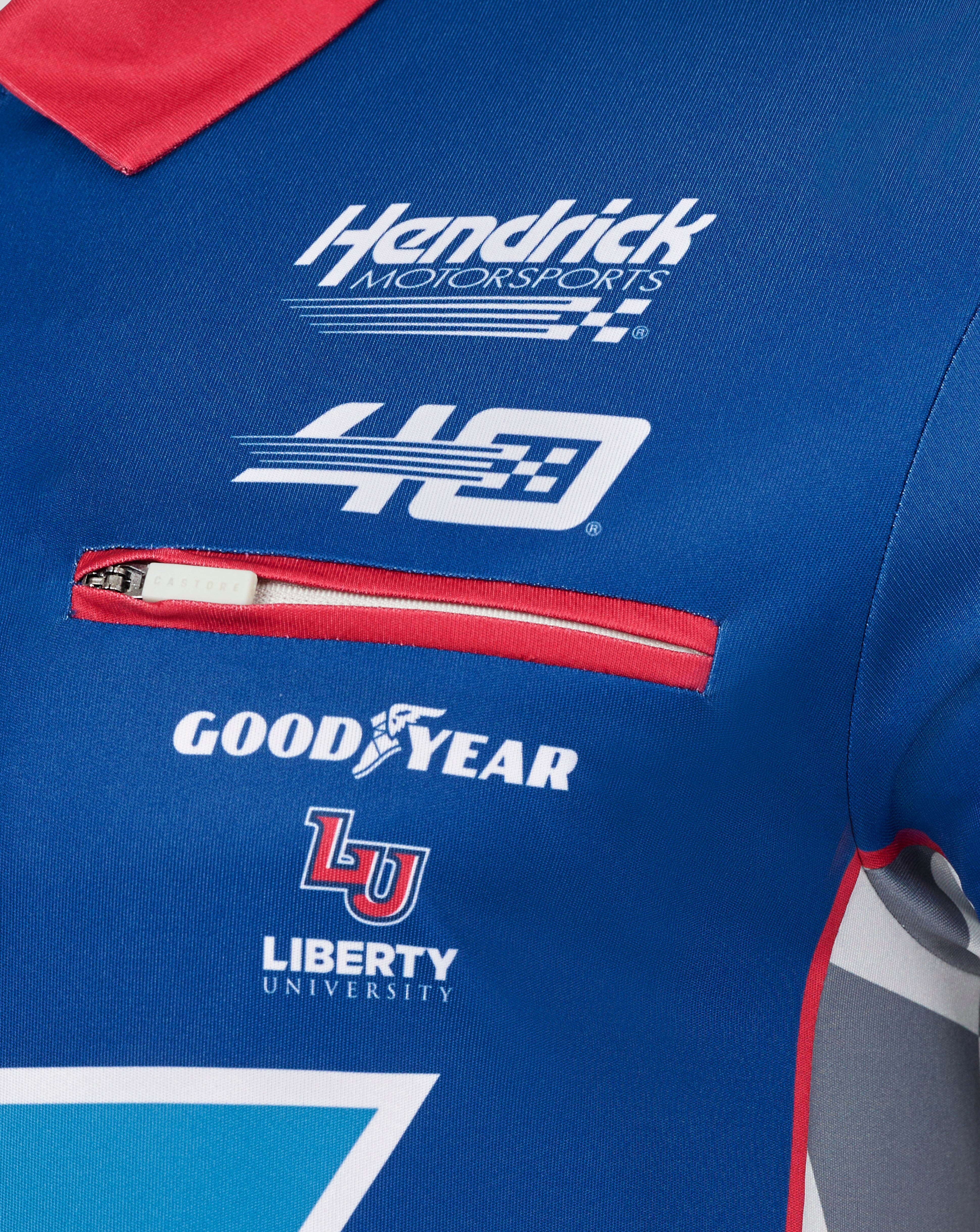 Hendrick Motorsport Valvoline Polo Shirt - Red/Blue Polos Hendrick Motorsport