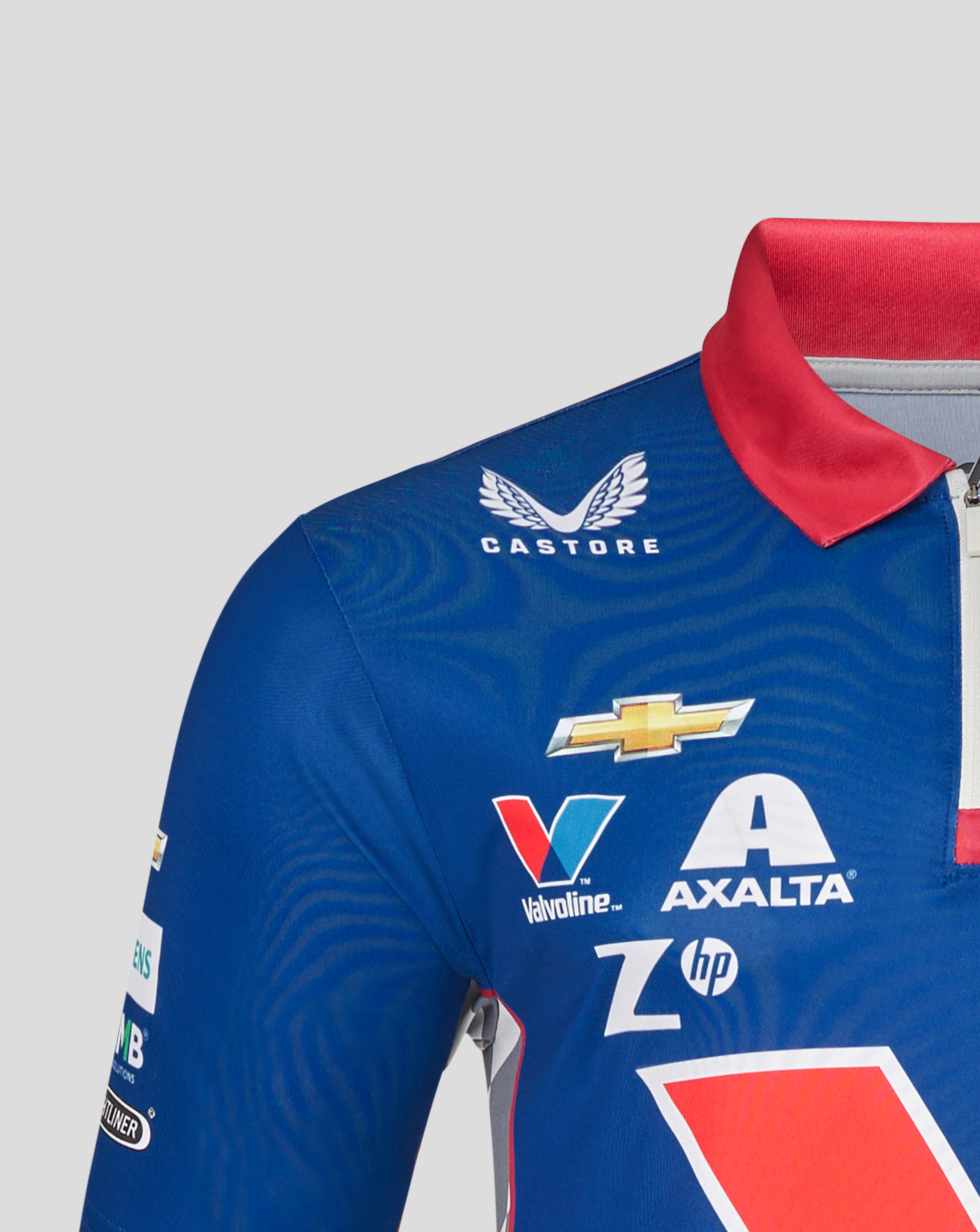 Hendrick Motorsport Valvoline Polo Shirt - Red/Blue Polos Hendrick Motorsport