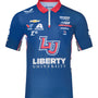 Hendrick Motorsport William Byron #24 Liberty University Polo Shirt - Blue Polos Hendrick Motorsport