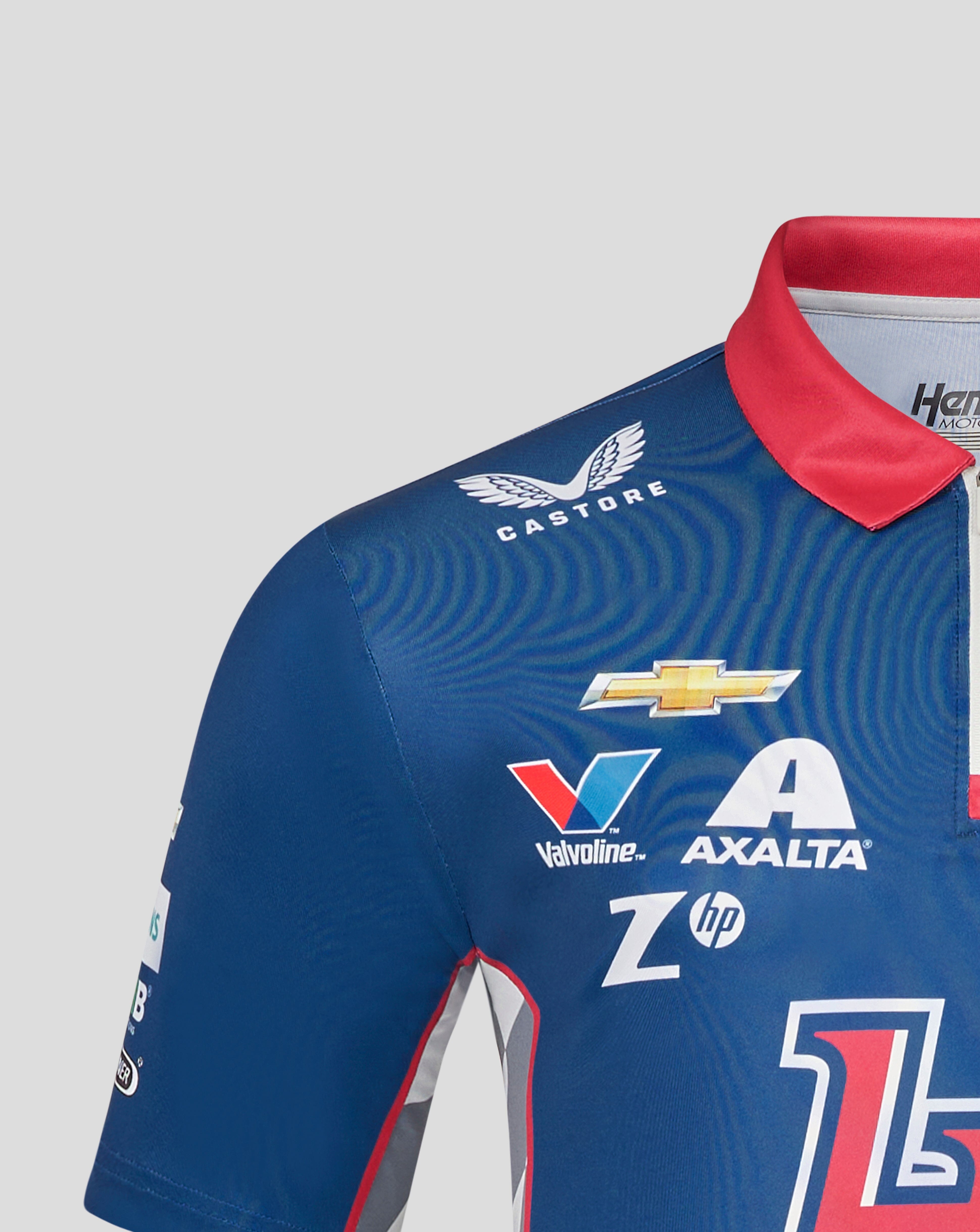Hendrick Motorsport William Byron #24 Liberty University Polo Shirt - Blue Polos Hendrick Motorsport