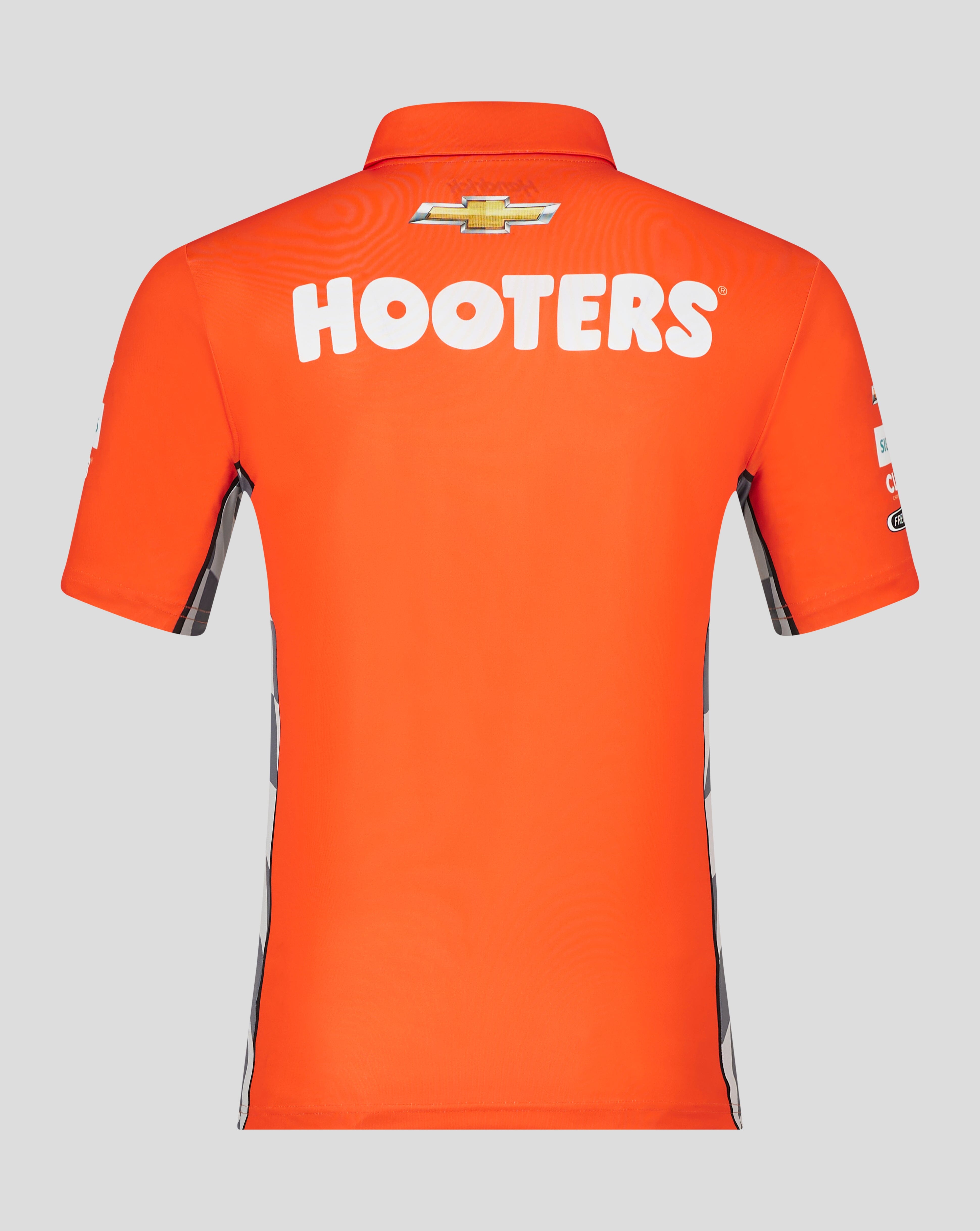 Hendrick Motorsport Chase Elliot #9 Hooters Polo Shirt - Orange Polos Hendrick Motorsport