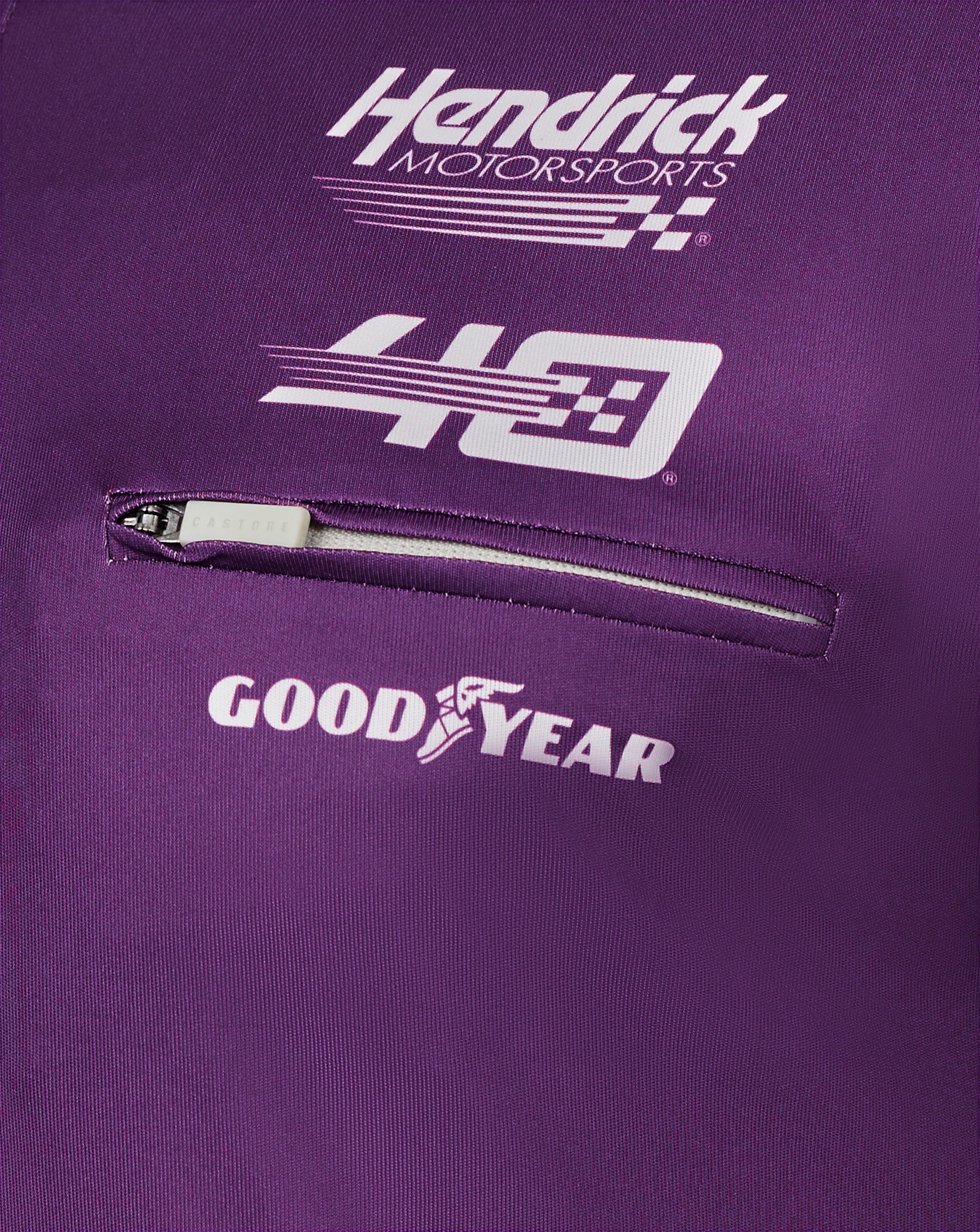 Hendrick Motorsport Alex Bowman #48 Ally Polo Shirt - Purple Polos Hendrick Motorsport