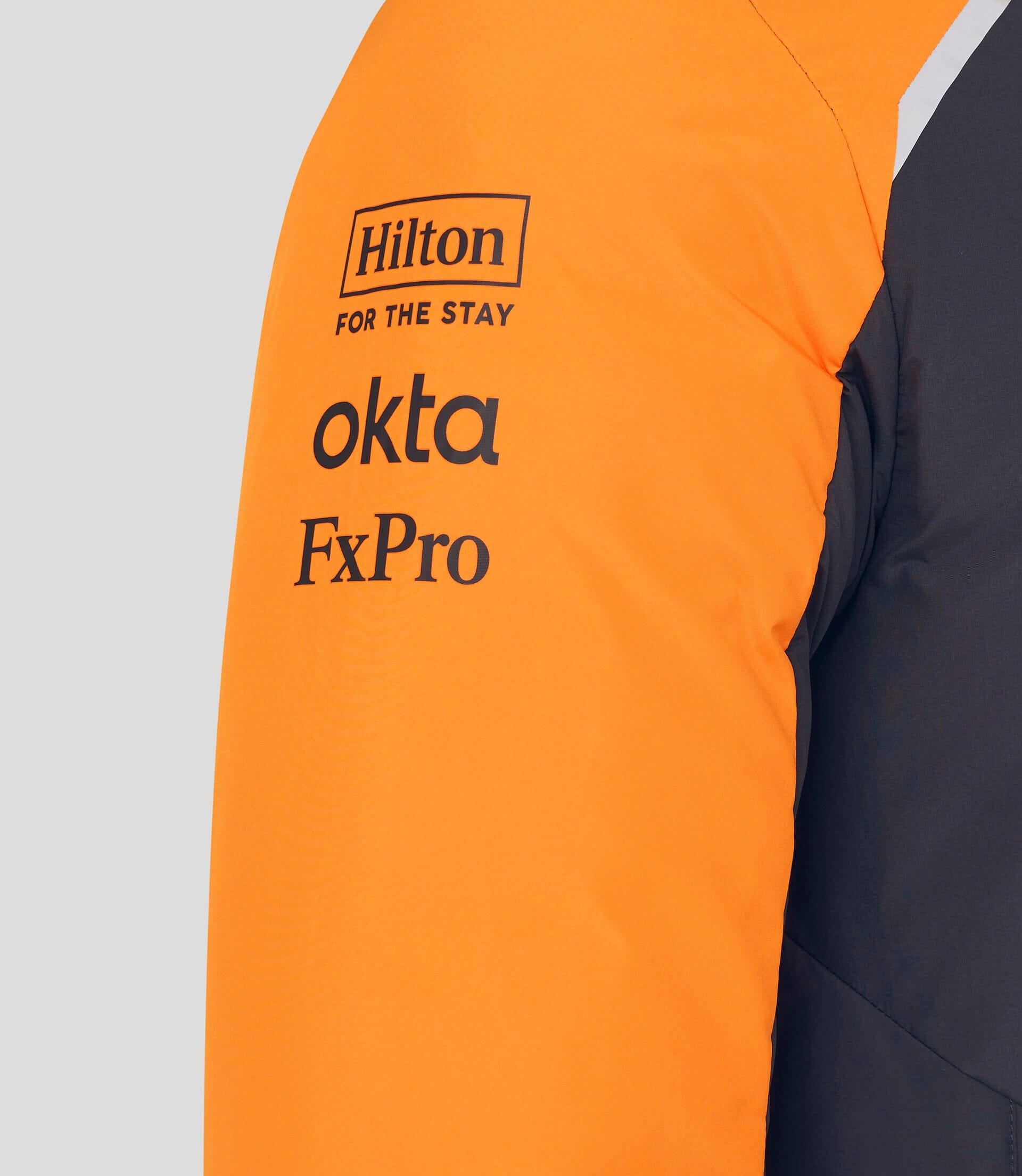 McLaren F1 2025 Team Longline Padded Jacket - Phantom Jackets McLaren-Castore